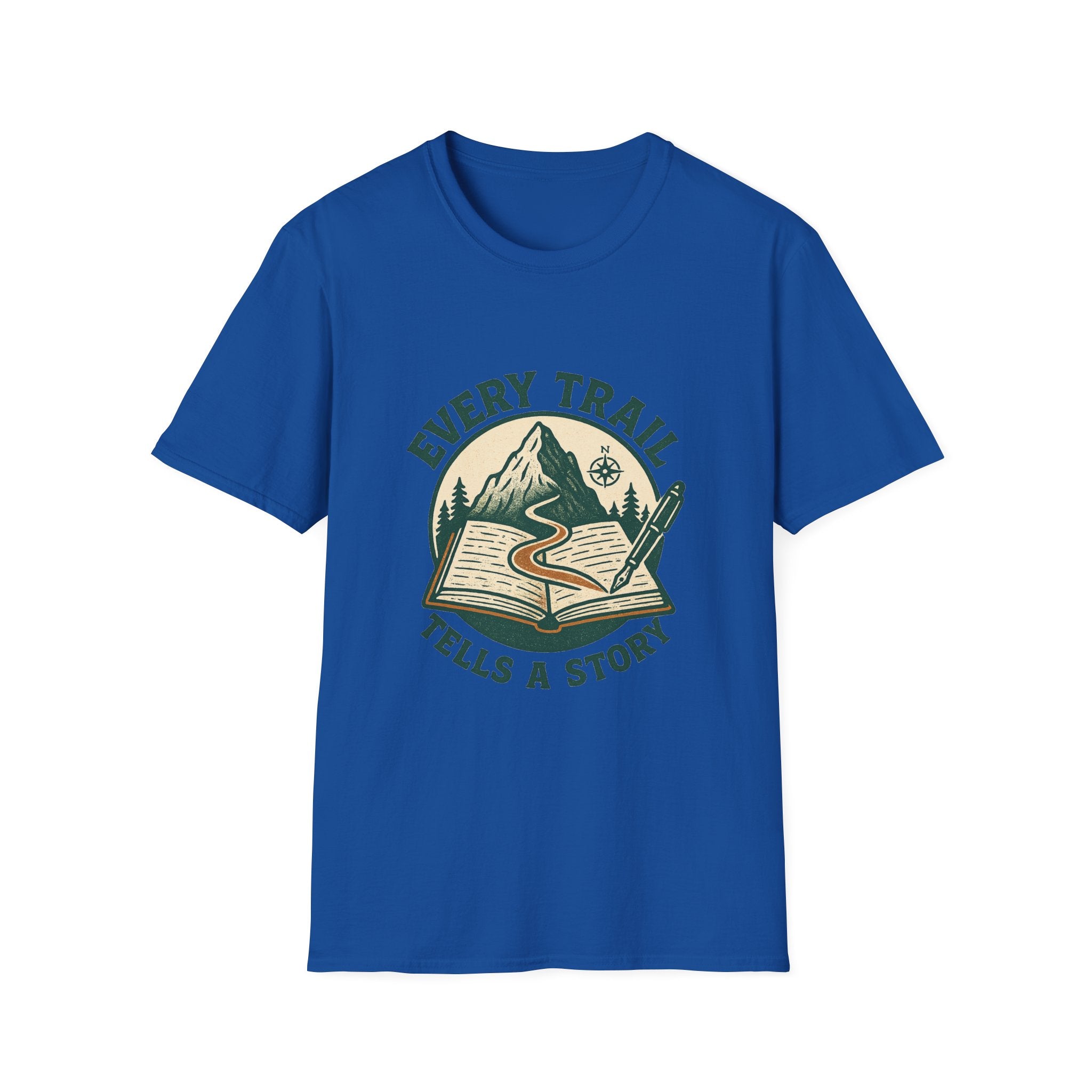 Every Trail Tells a Story T-Shirt | Hiking Mountain Adventure Tee