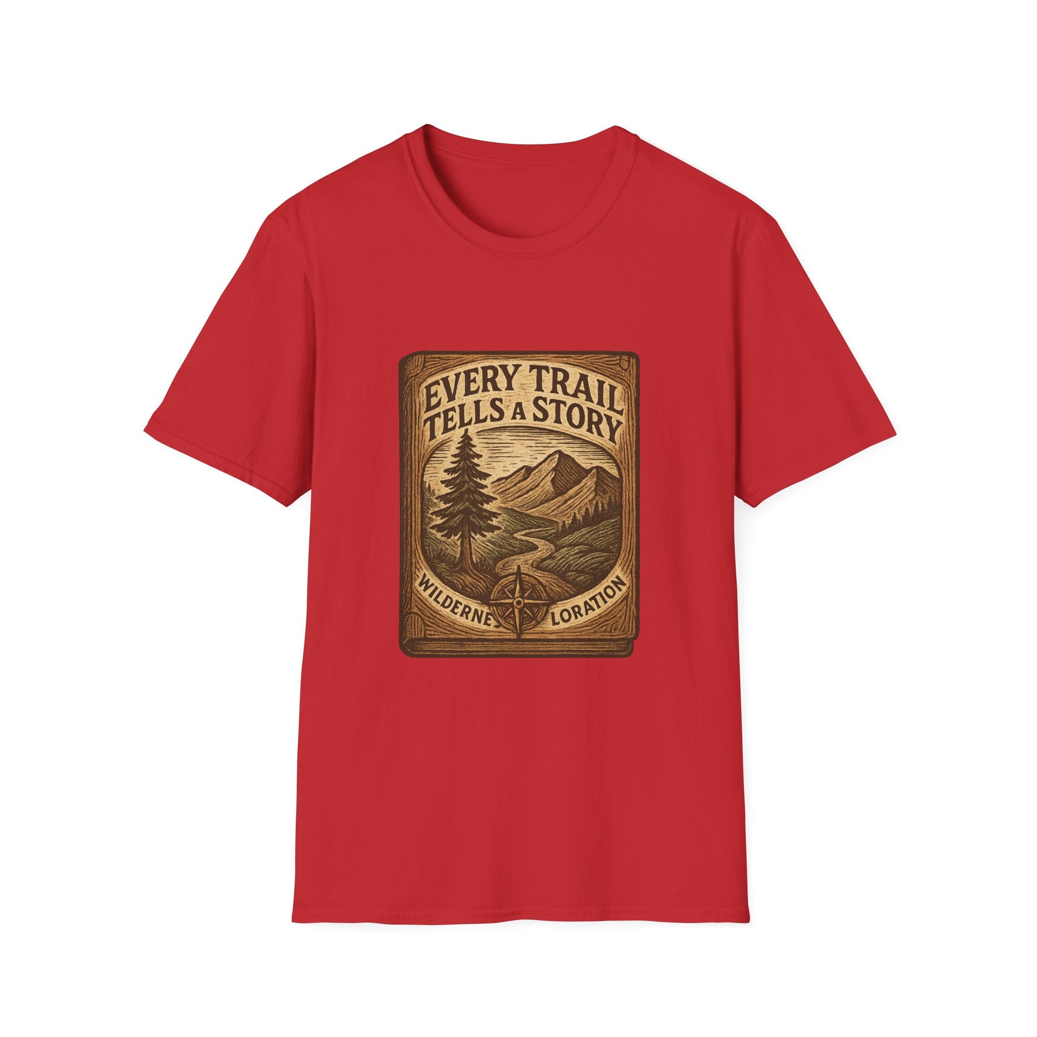 Every Trail Tells a Story T-Shirt | Mountain Hiking Nature Graphic