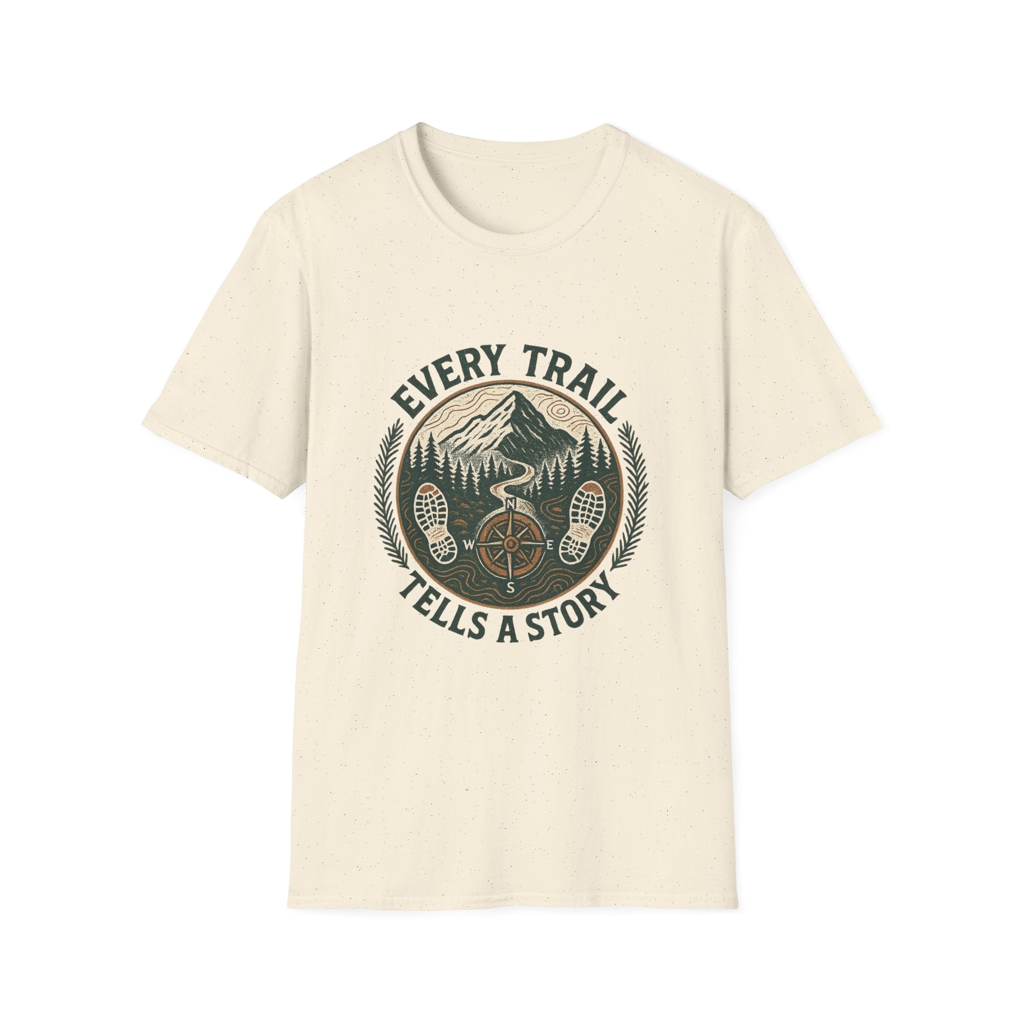 Every Trail Tells a Story T-Shirt | Mountain Bike Hiking Adventure Tee