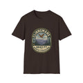 Clinngmans North Carolina 6643 Ft Mountain Badge T-Shirt | Hiking Patch Design