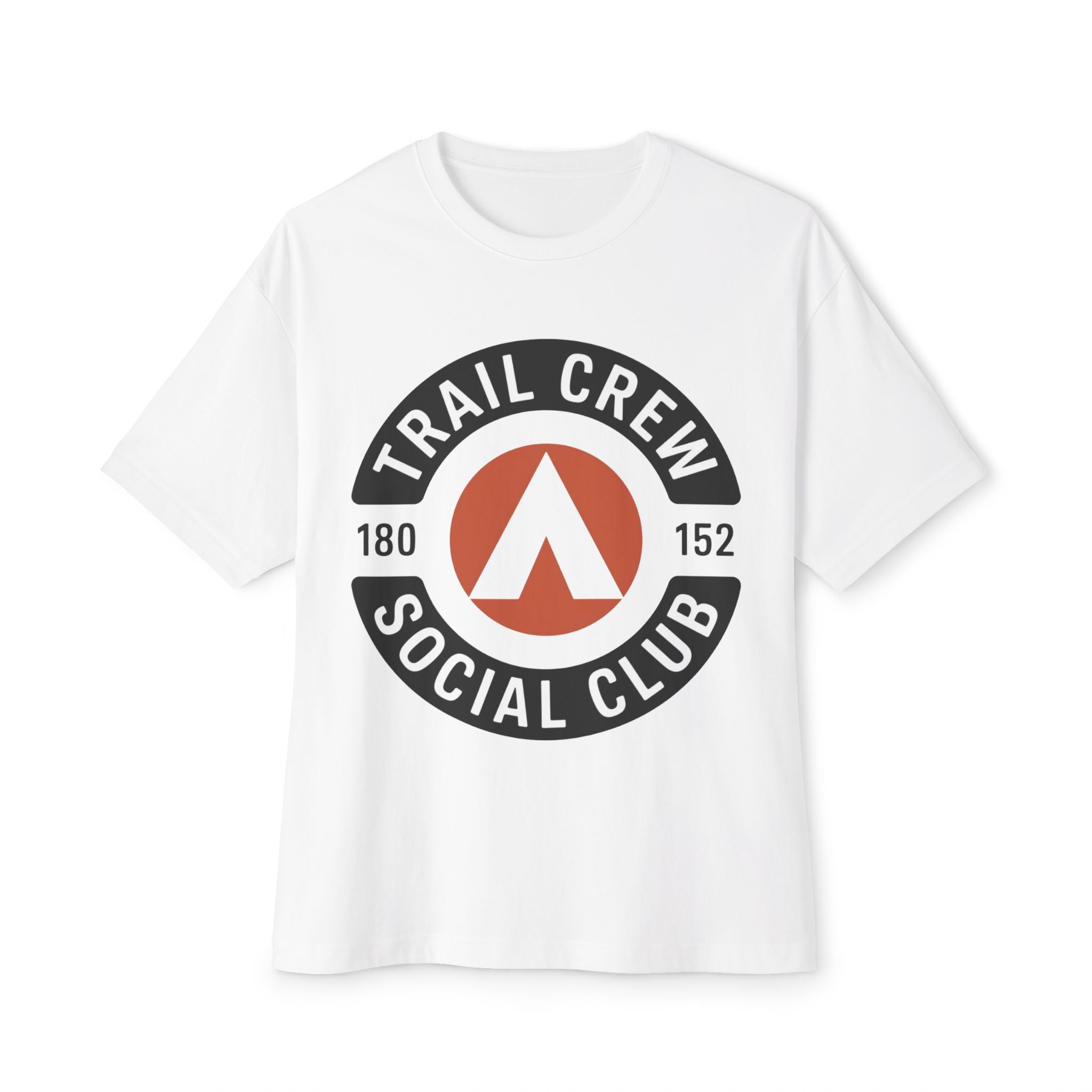Trail Crew Social Club T-Shirt | Hiking Patch Logo Tee