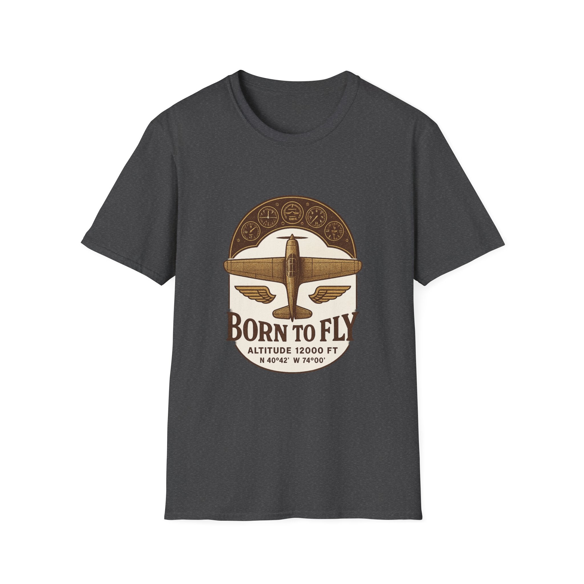 Born to Fly airplane shirt | Pilot vintage plane t-shirt