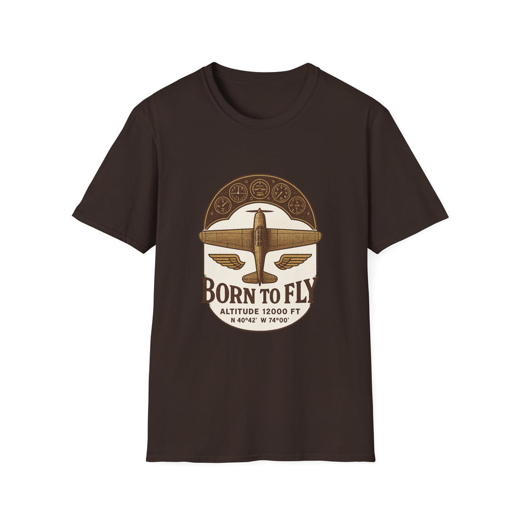 Born to Fly airplane shirt | Pilot vintage plane t-shirt