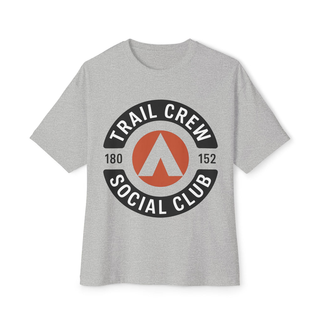 Trail Crew Social Club T-Shirt | Hiking Patch Logo Tee