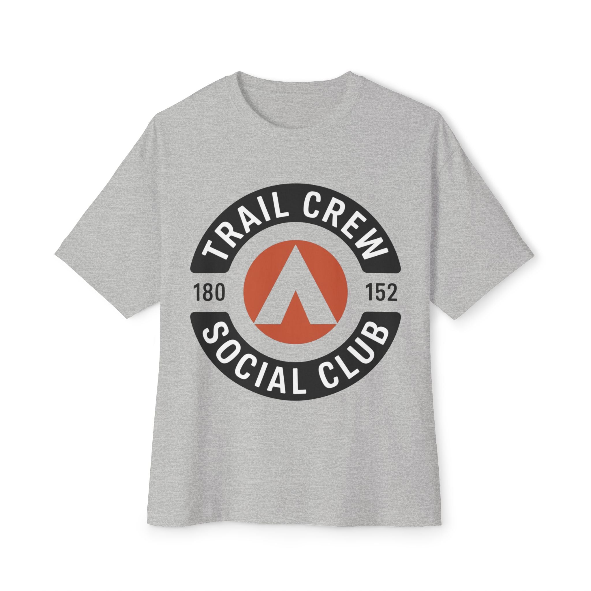 Trail Crew Social Club T-Shirt | Hiking Patch Logo Tee