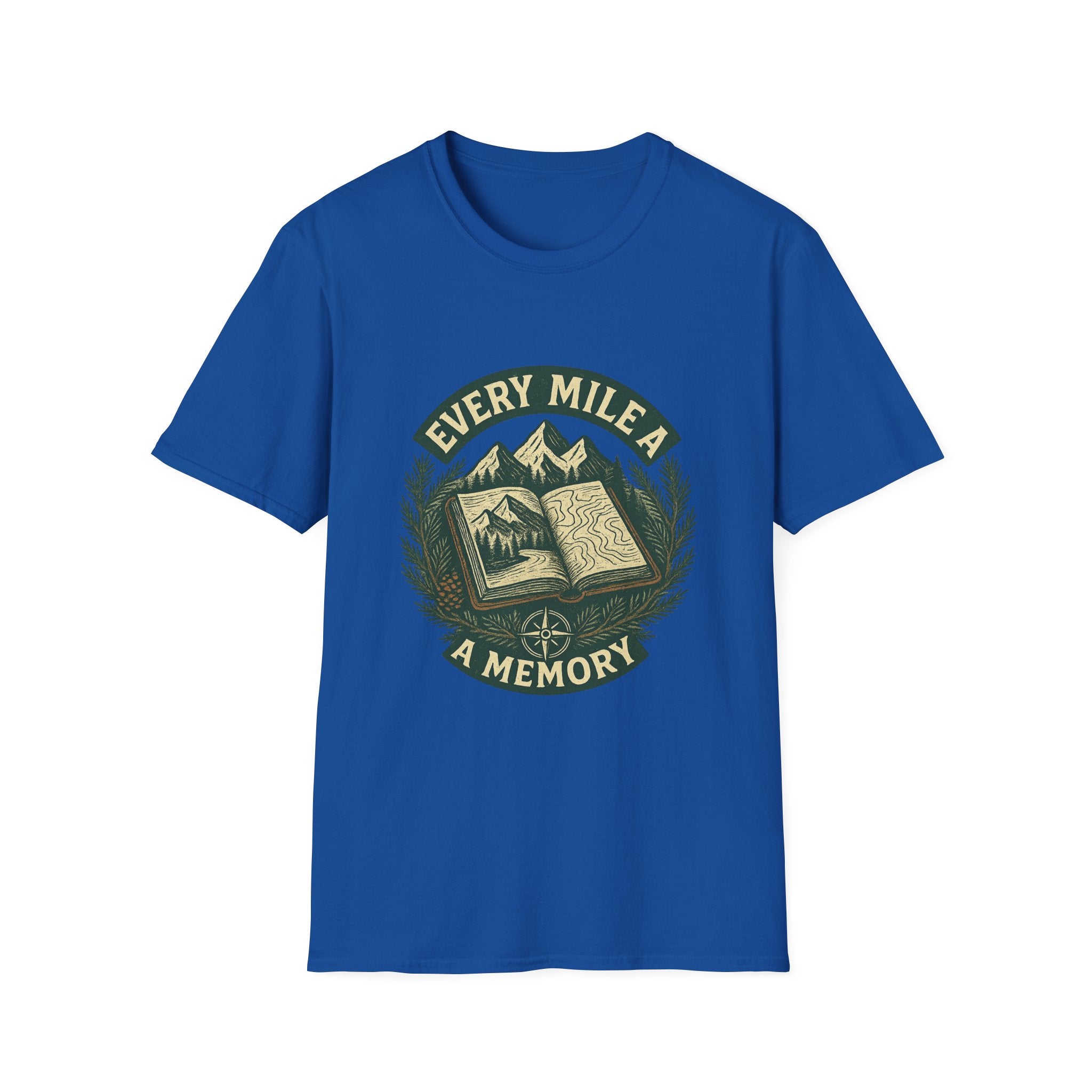 Every Mile a Memory T-Shirt | Hiking Mountain Trail Graphic