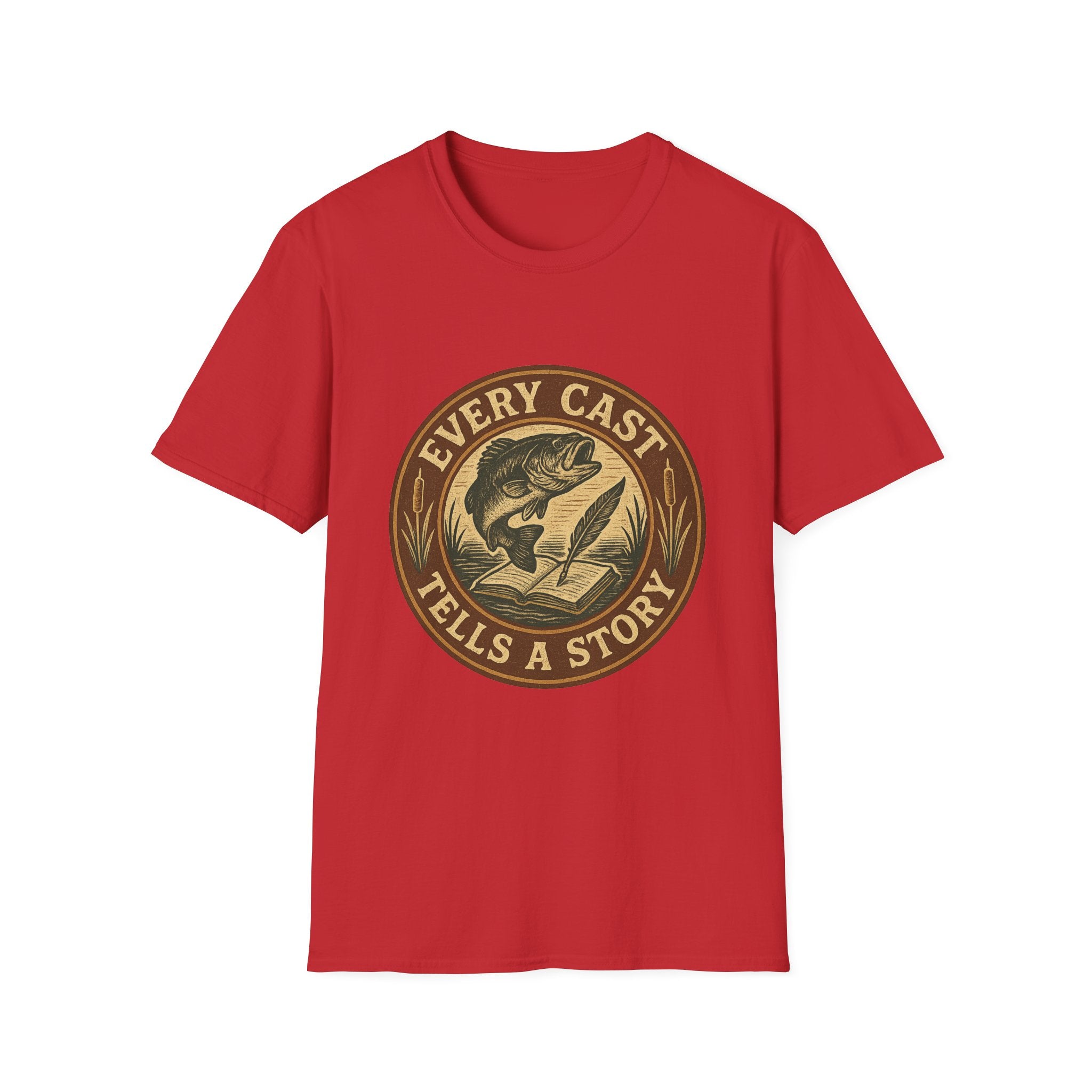 Every Cast Tells a Story Fishing Shirt | Bass Angler Tee
