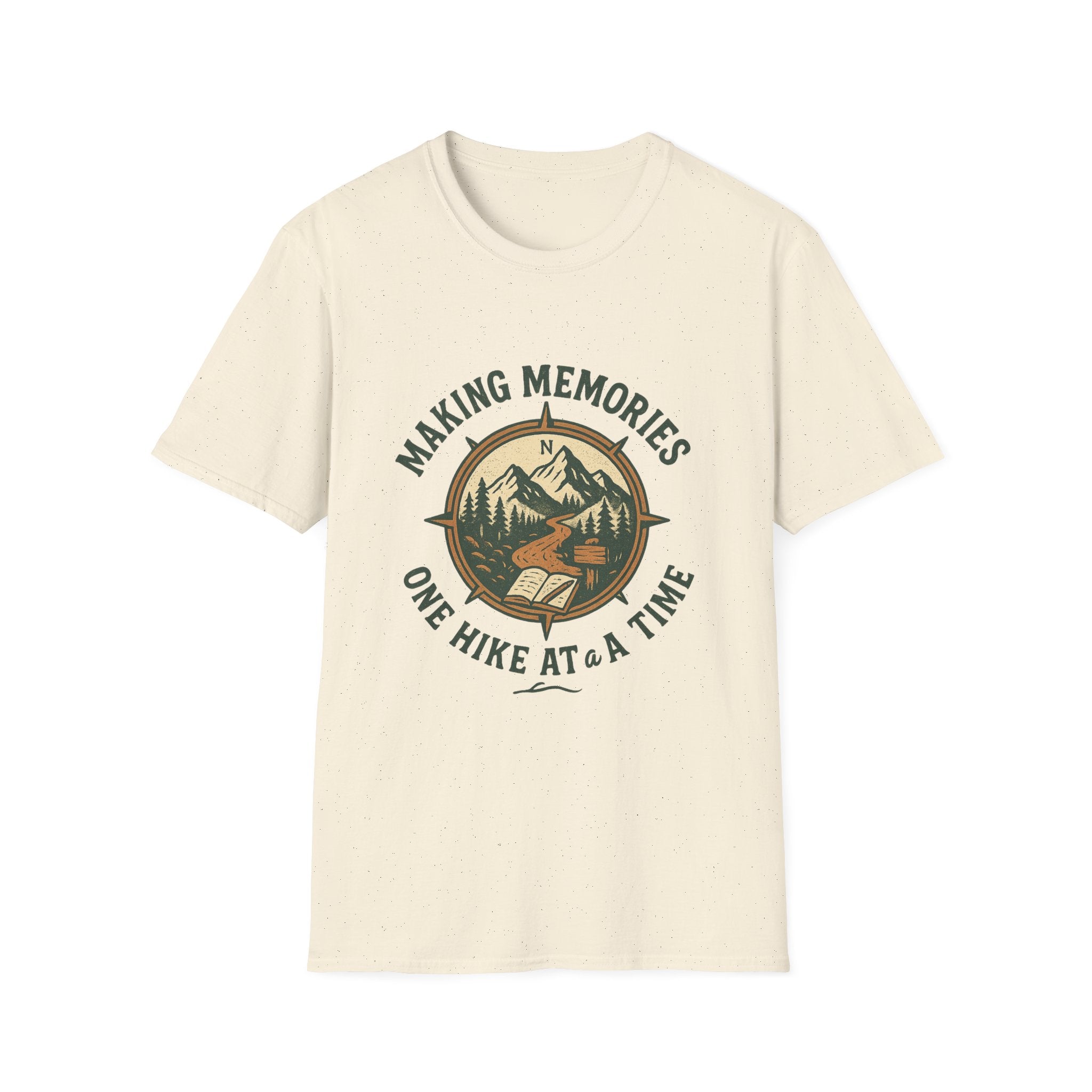 Making Memories Hiking T-Shirt | Mountain Compass Trail Graphic