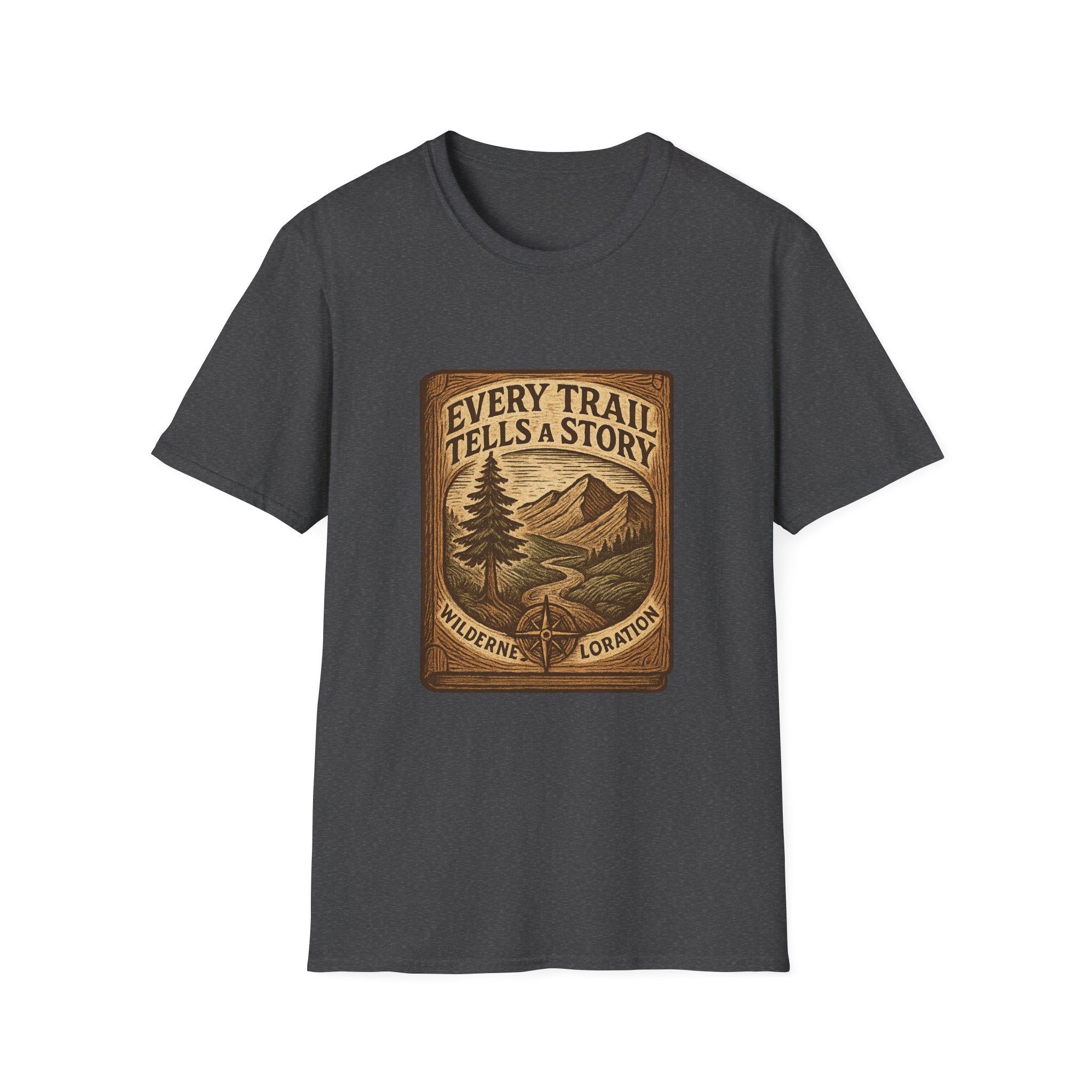 Every Trail Tells a Story T-Shirt | Mountain Hiking Nature Graphic