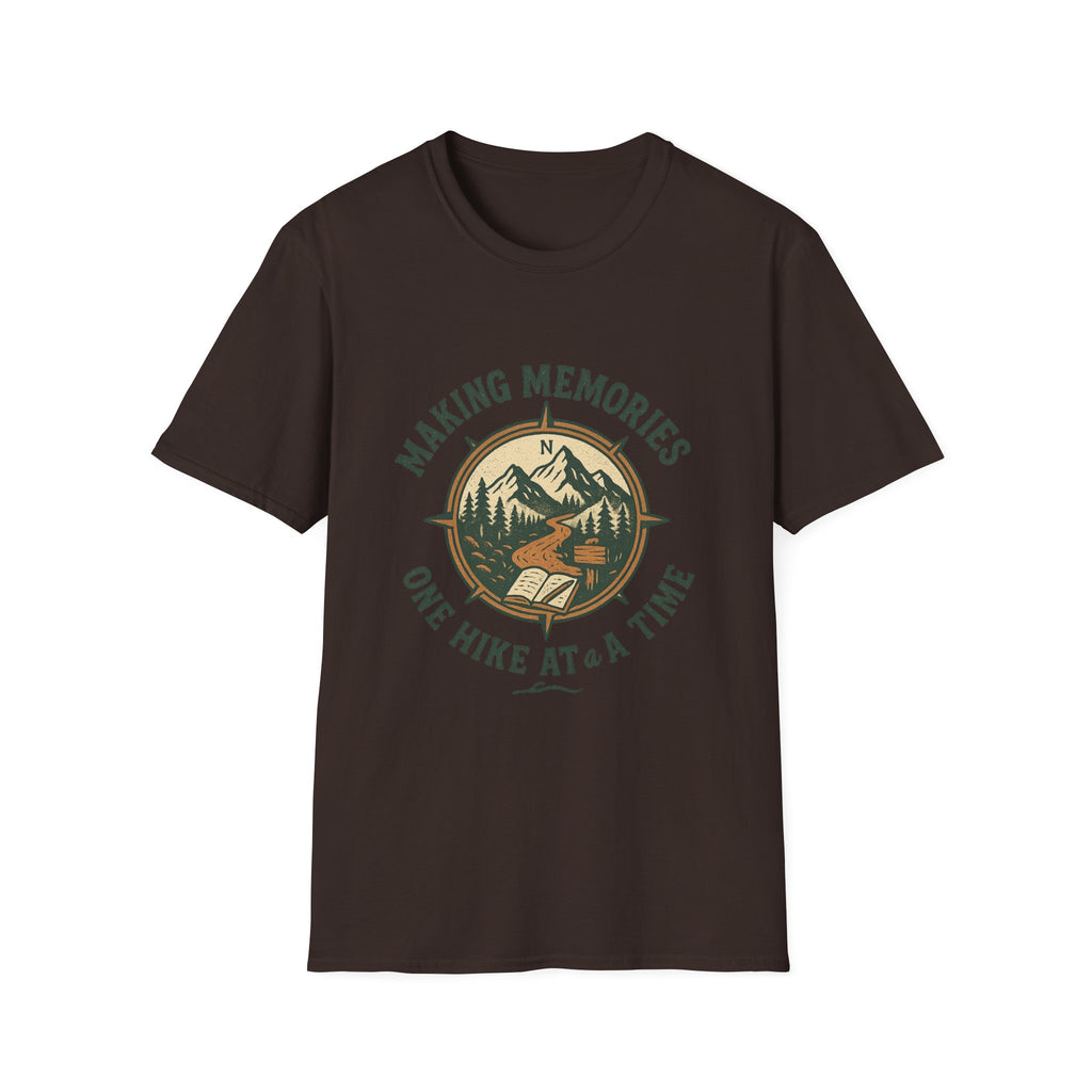 Making Memories Hiking T-Shirt | Mountain Compass Trail Graphic