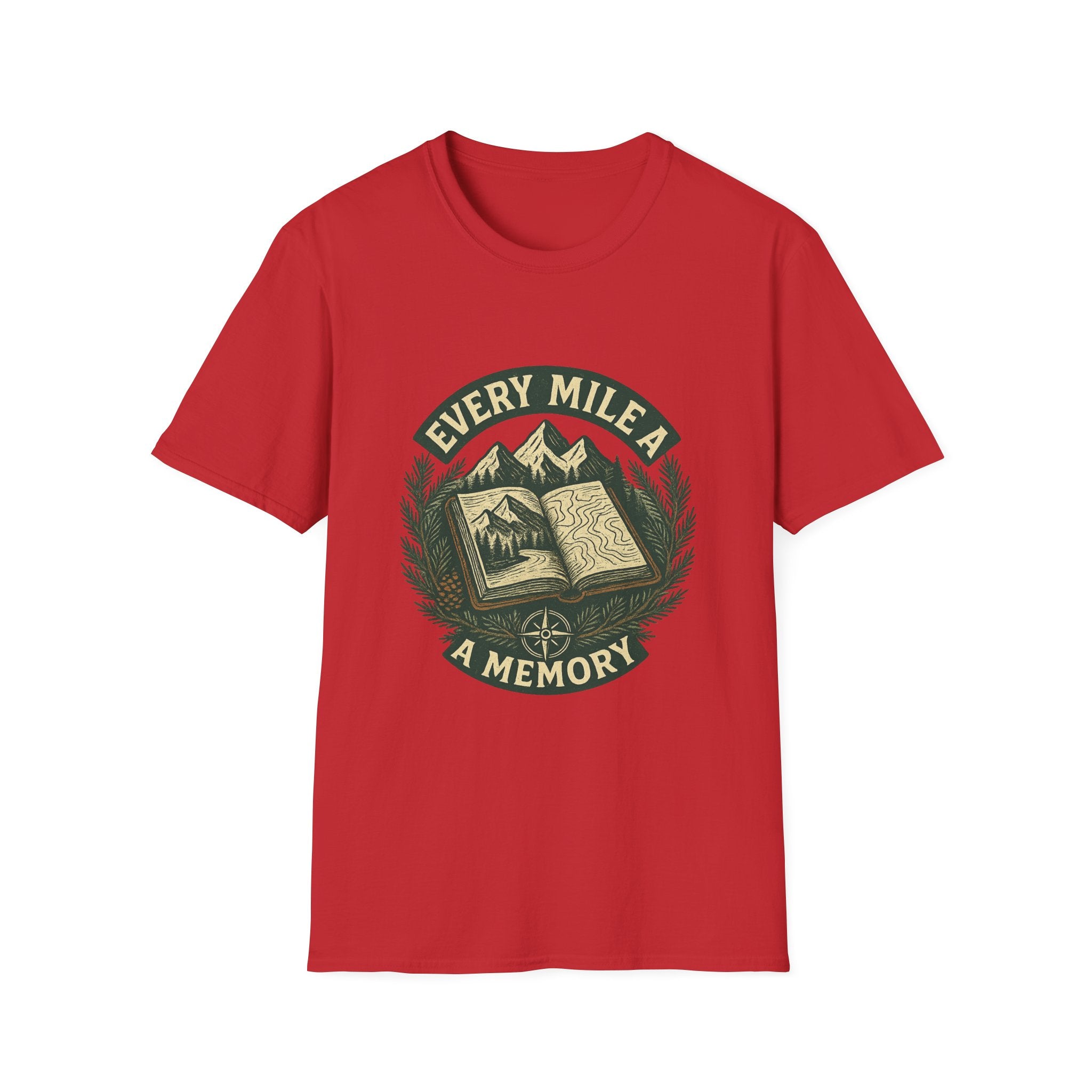 Every Mile a Memory T-Shirt | Hiking Mountain Trail Graphic