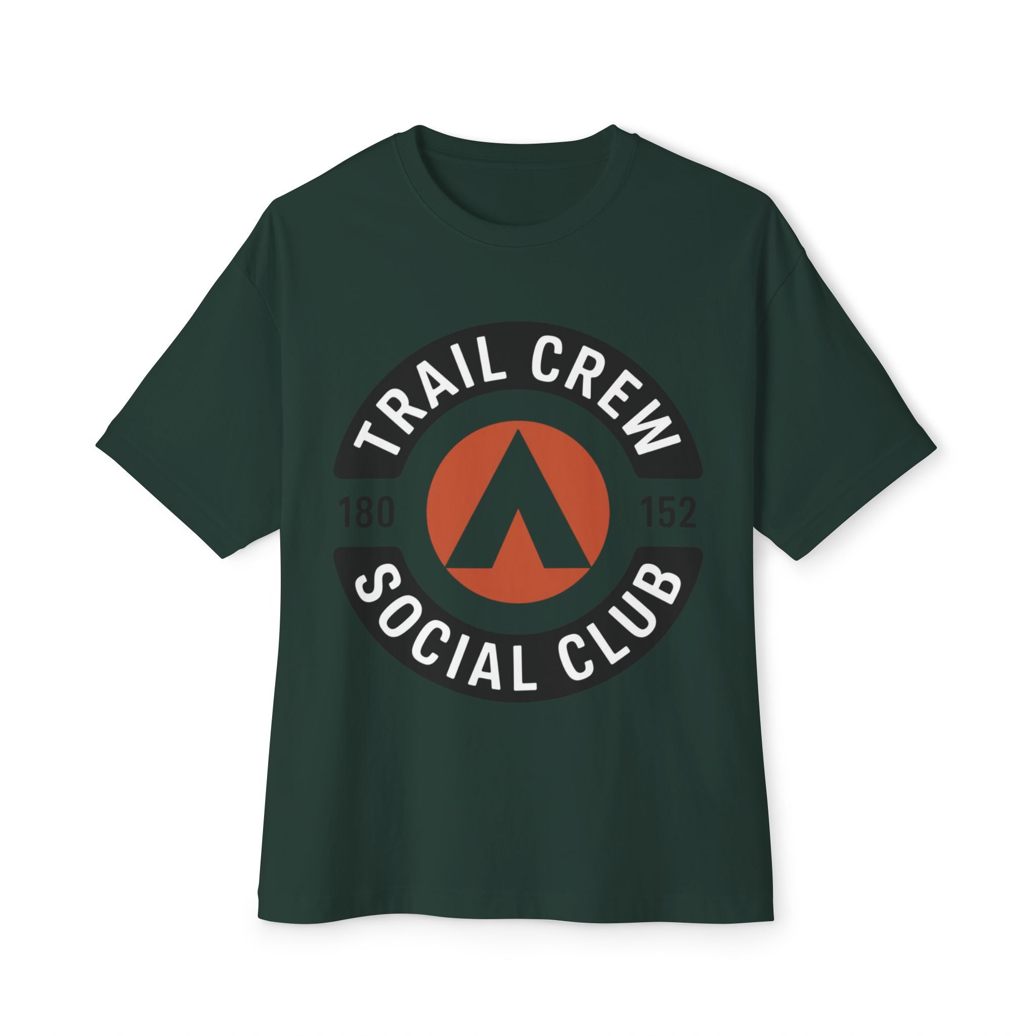 Trail Crew Social Club T-Shirt | Hiking Patch Logo Tee