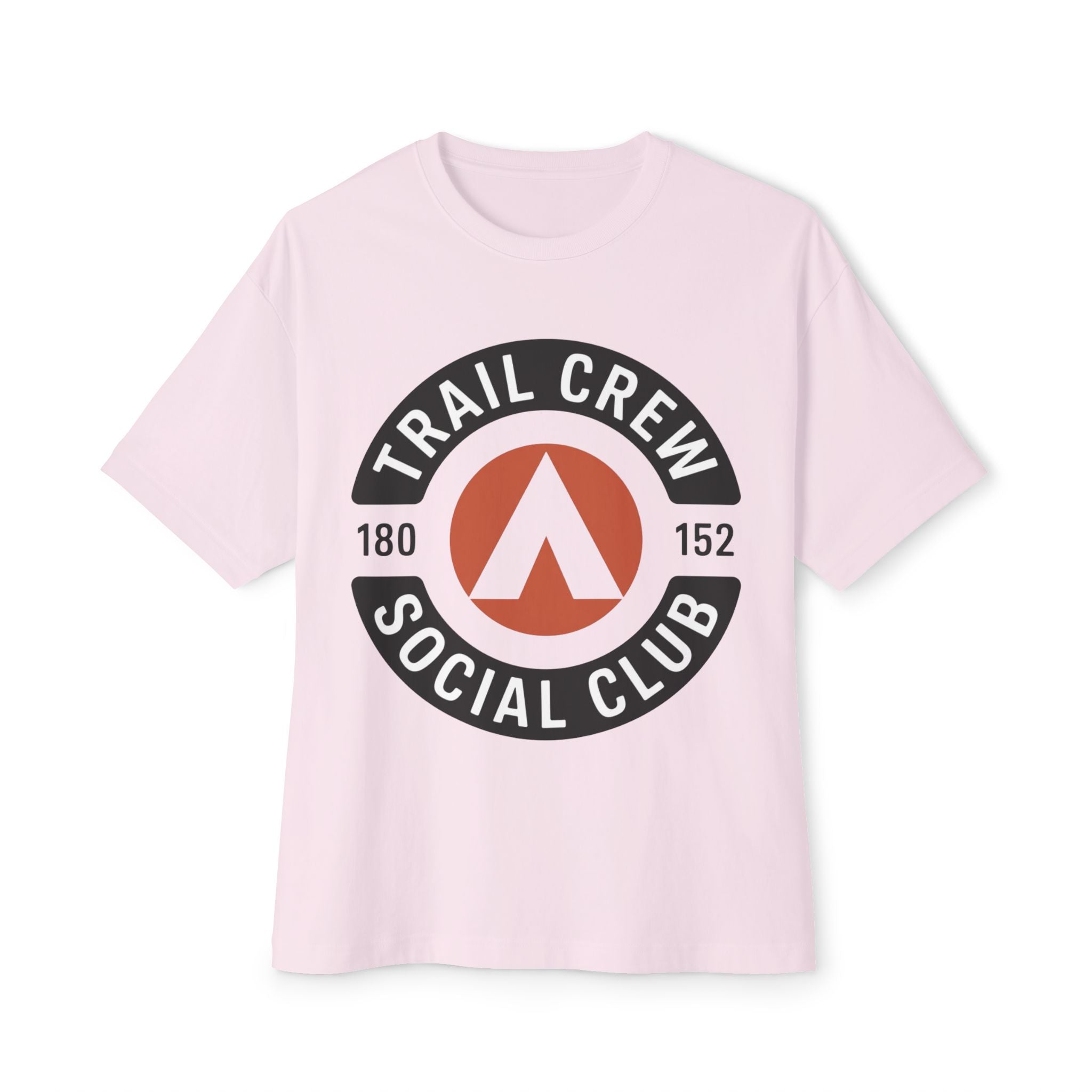 Trail Crew Social Club T-Shirt | Hiking Patch Logo Tee
