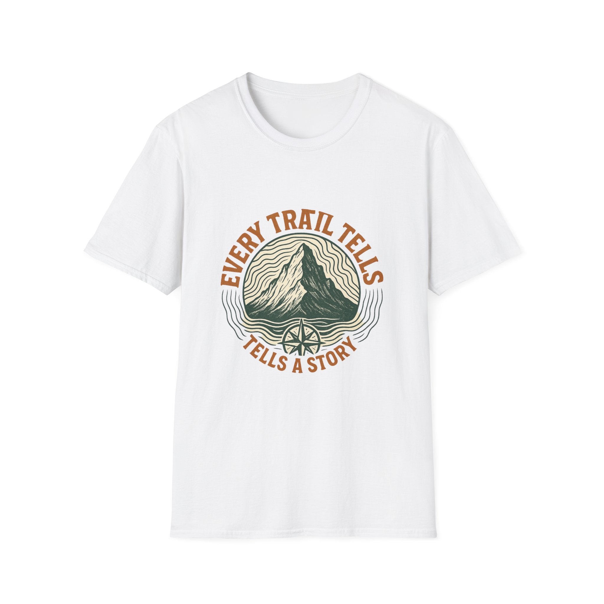 Every Trail Tells Mountain T-Shirt | Hiking Nature Adventure