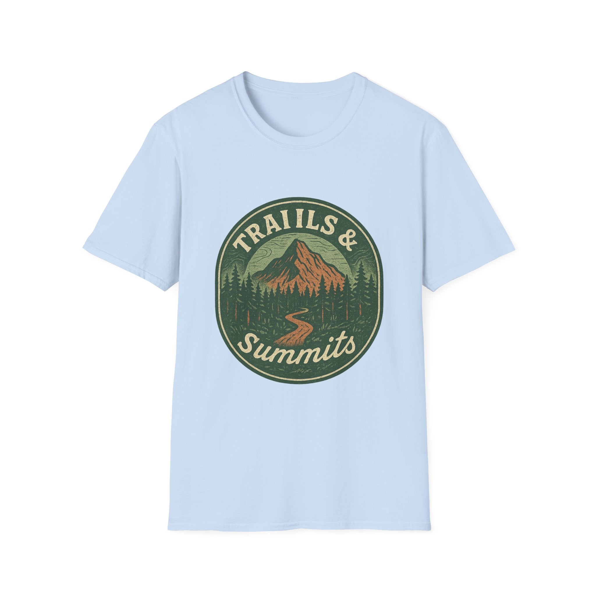 Trails & Summits T-Shirt | Mountain Hiking Graphic Tee