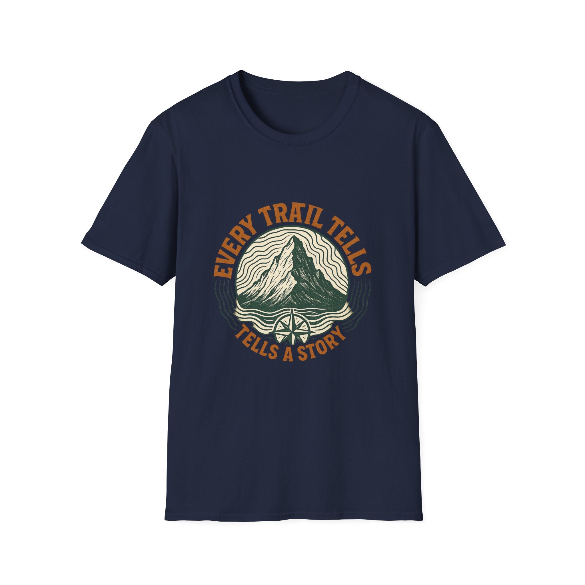 Every Trail Tells Mountain T-Shirt | Hiking Nature Adventure