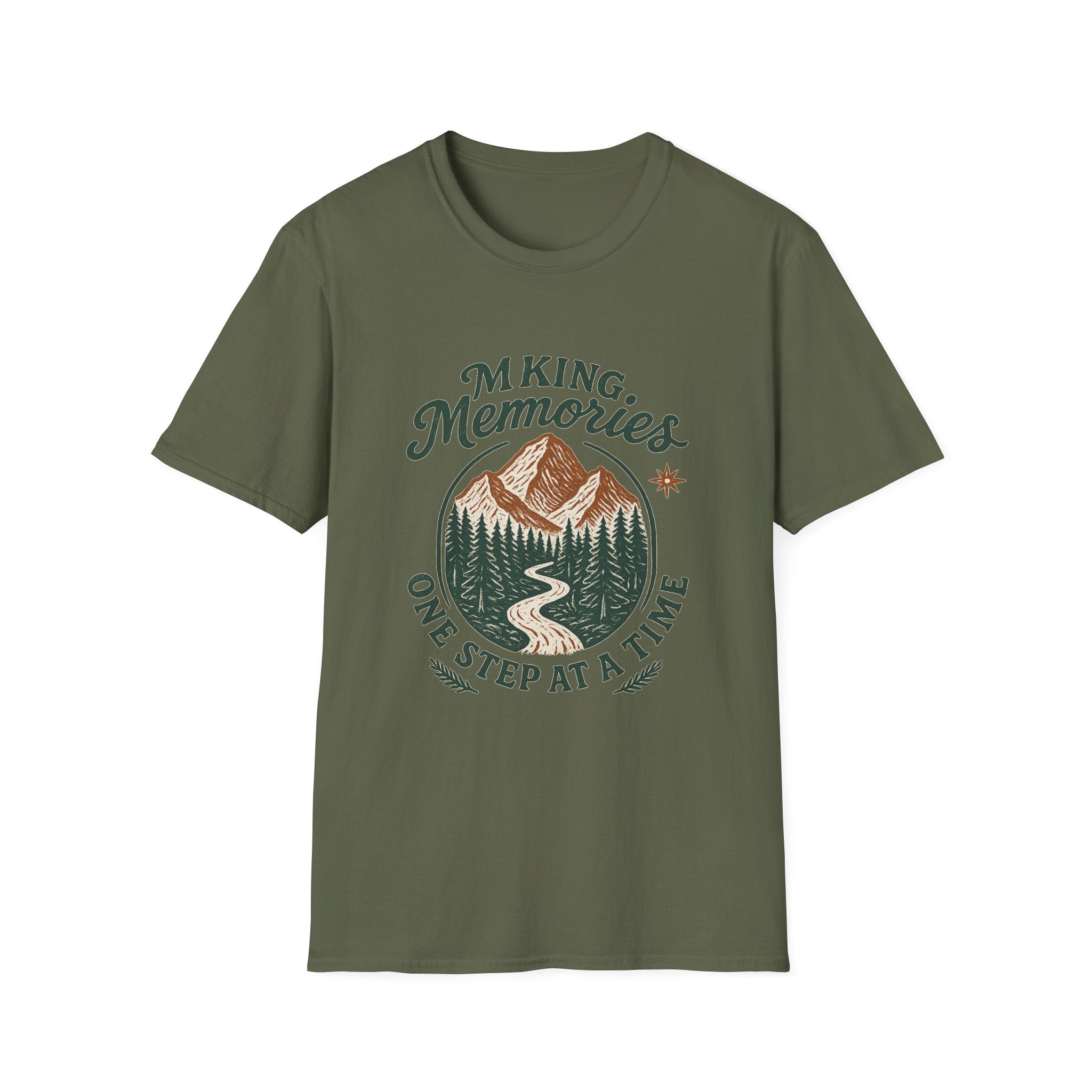 Making Memories T-Shirt | Mountain Trail Graphic, Outdoor Adventure