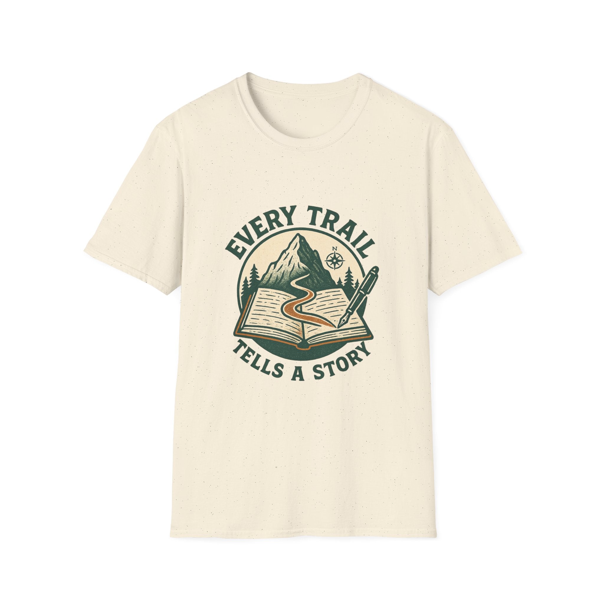 Every Trail Tells a Story T-Shirt | Hiking Mountain Adventure Tee