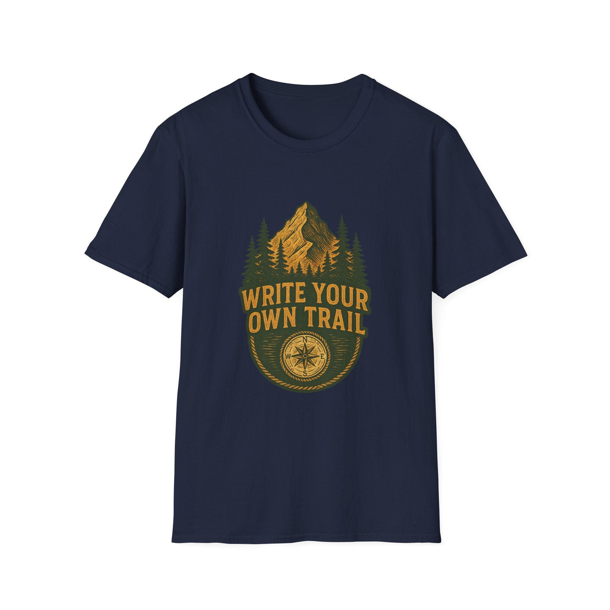 Write Your Own Trail T-Shirt | Mountain Pine Forest Adventure Design
