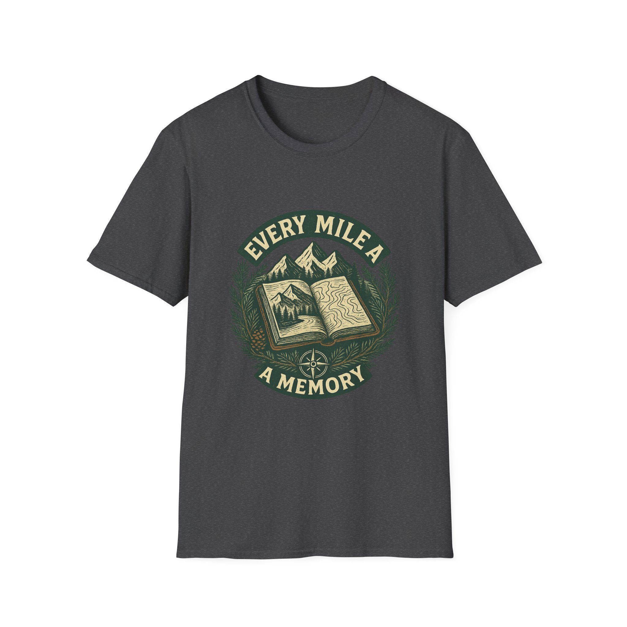 Every Mile a Memory T-Shirt | Hiking Mountain Trail Graphic