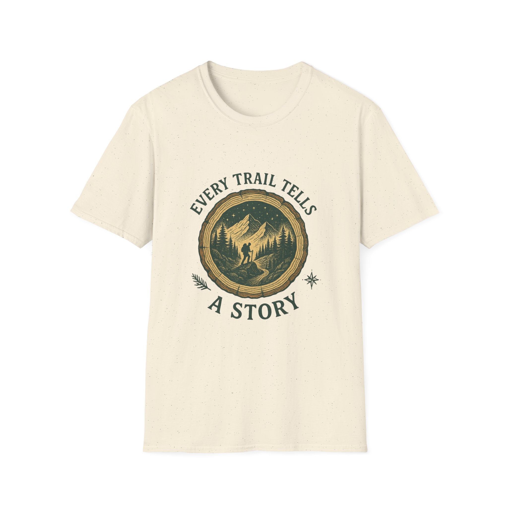 Every Trail Tells a Story T-Shirt | Hiking Mountain Graphic Tee