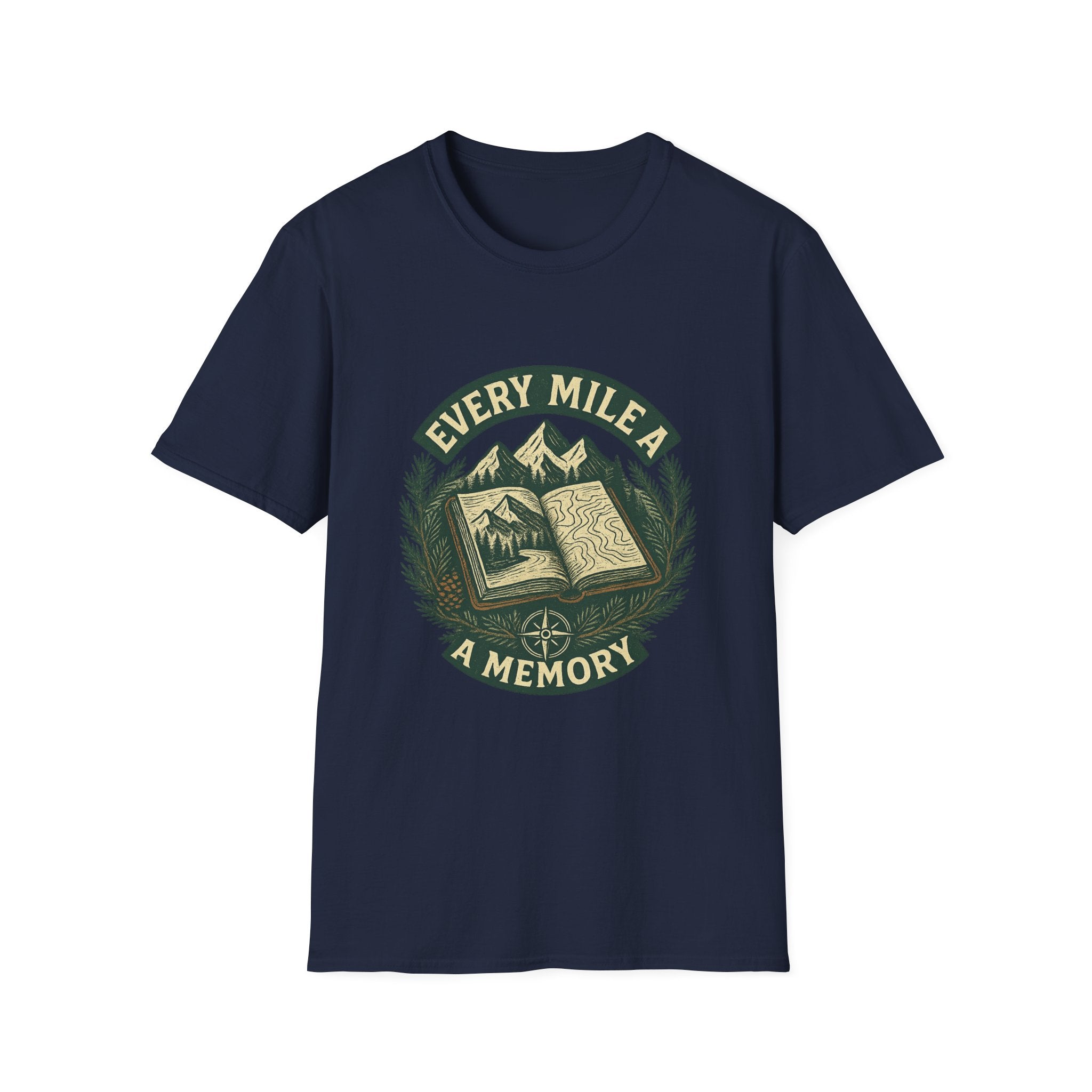 Every Mile a Memory T-Shirt | Hiking Mountain Trail Graphic