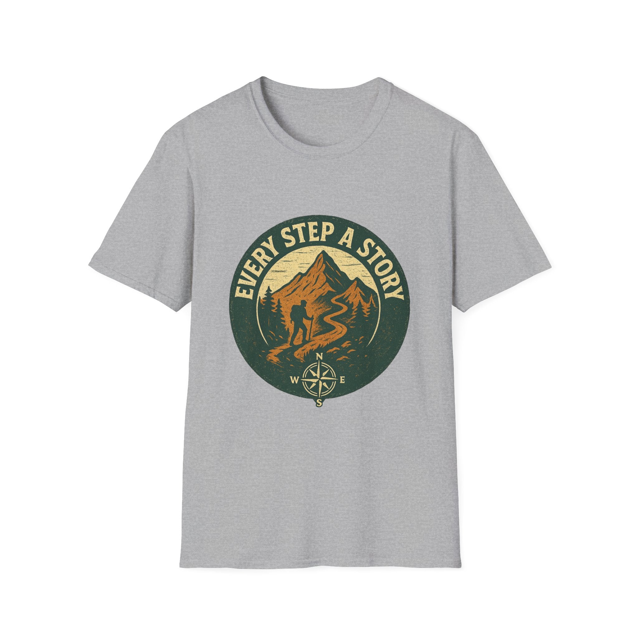 Every Step A Story T-Shirt | Mountain Hiking Trail Graphic