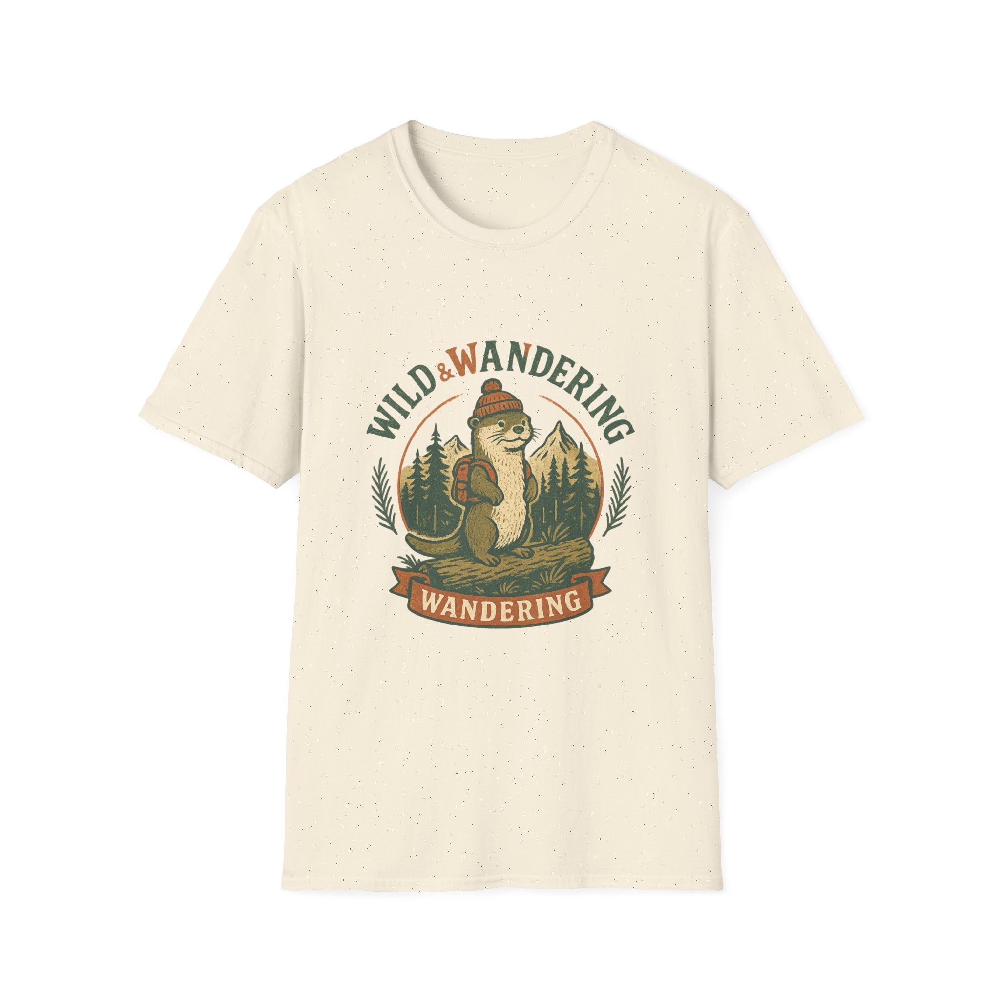 Wild & Wandering Otter tee | T-Shirt, Adventure Nature Graphic