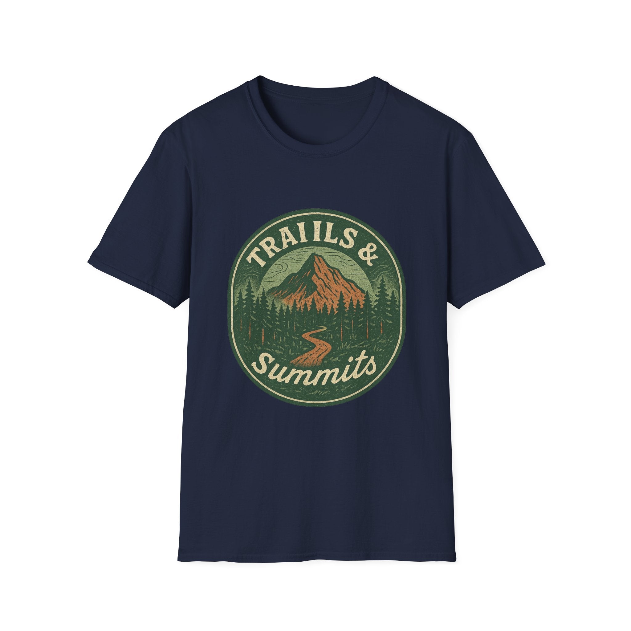 Trails & Summits T-Shirt | Mountain Hiking Graphic Tee