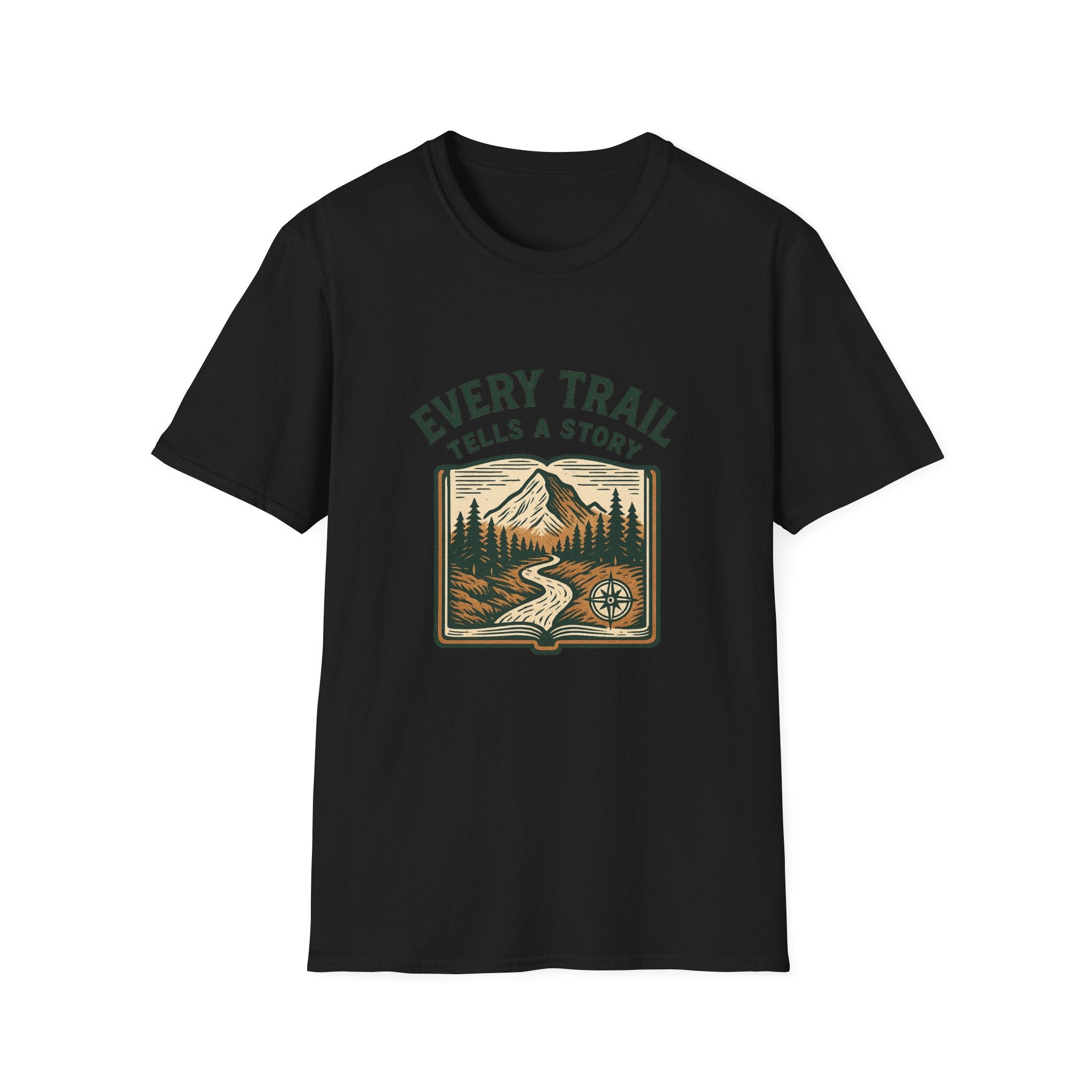 Every Trail Tells a Story T-Shirt | Mountain Hiking Nature Graphic