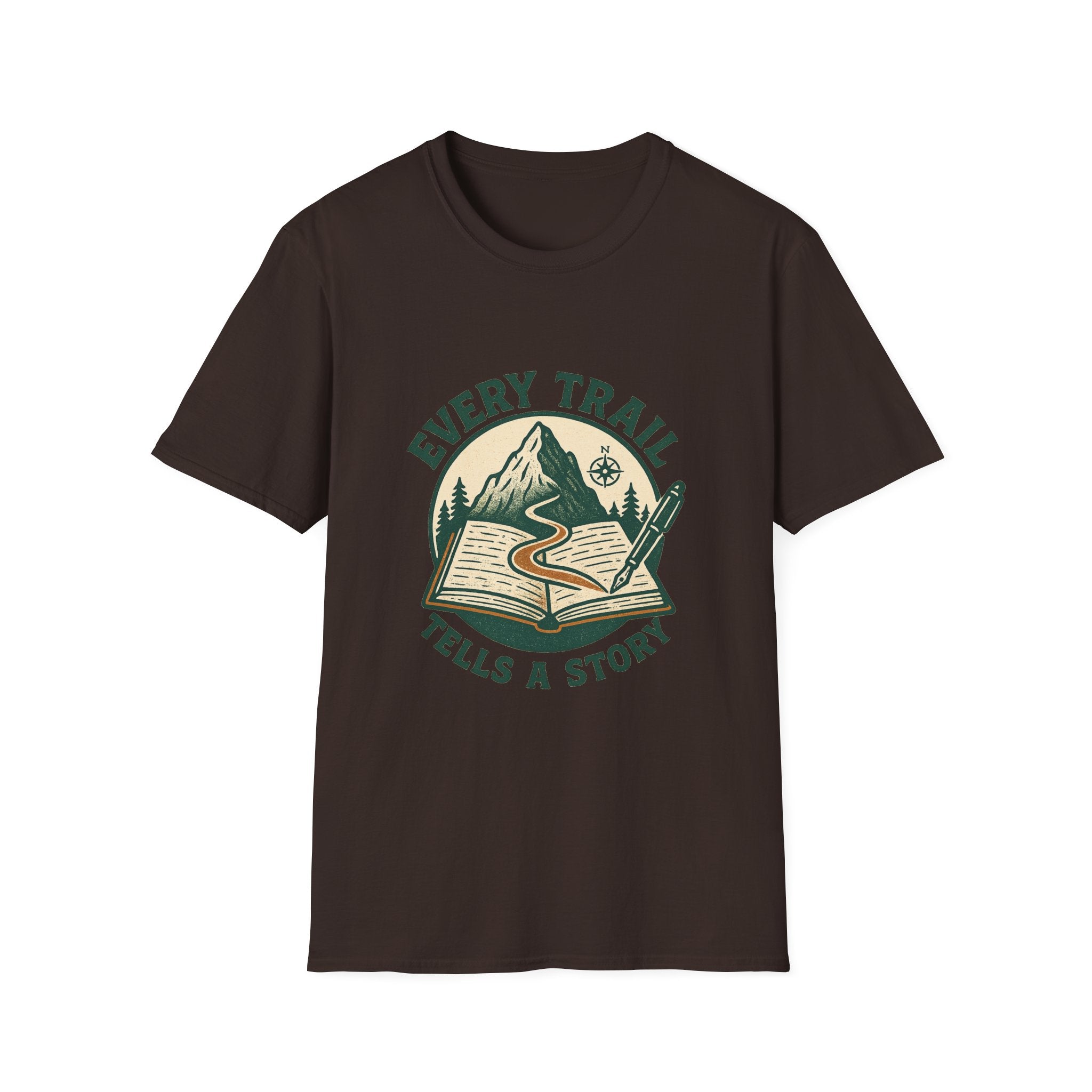 Every Trail Tells a Story T-Shirt | Hiking Mountain Adventure Tee