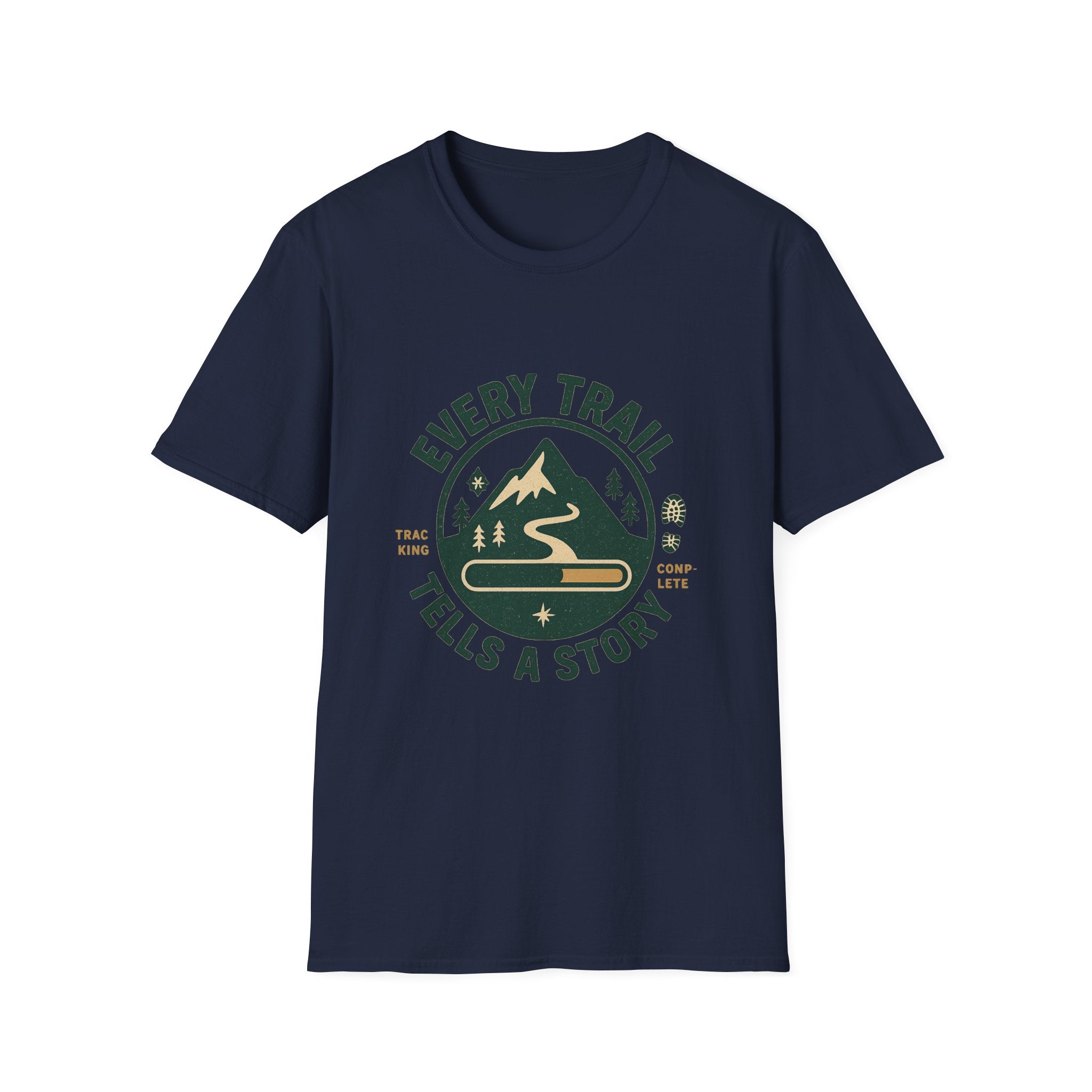 Every Trail Tells a Story T-Shirt | Mountain Hiking Outdoor Tee