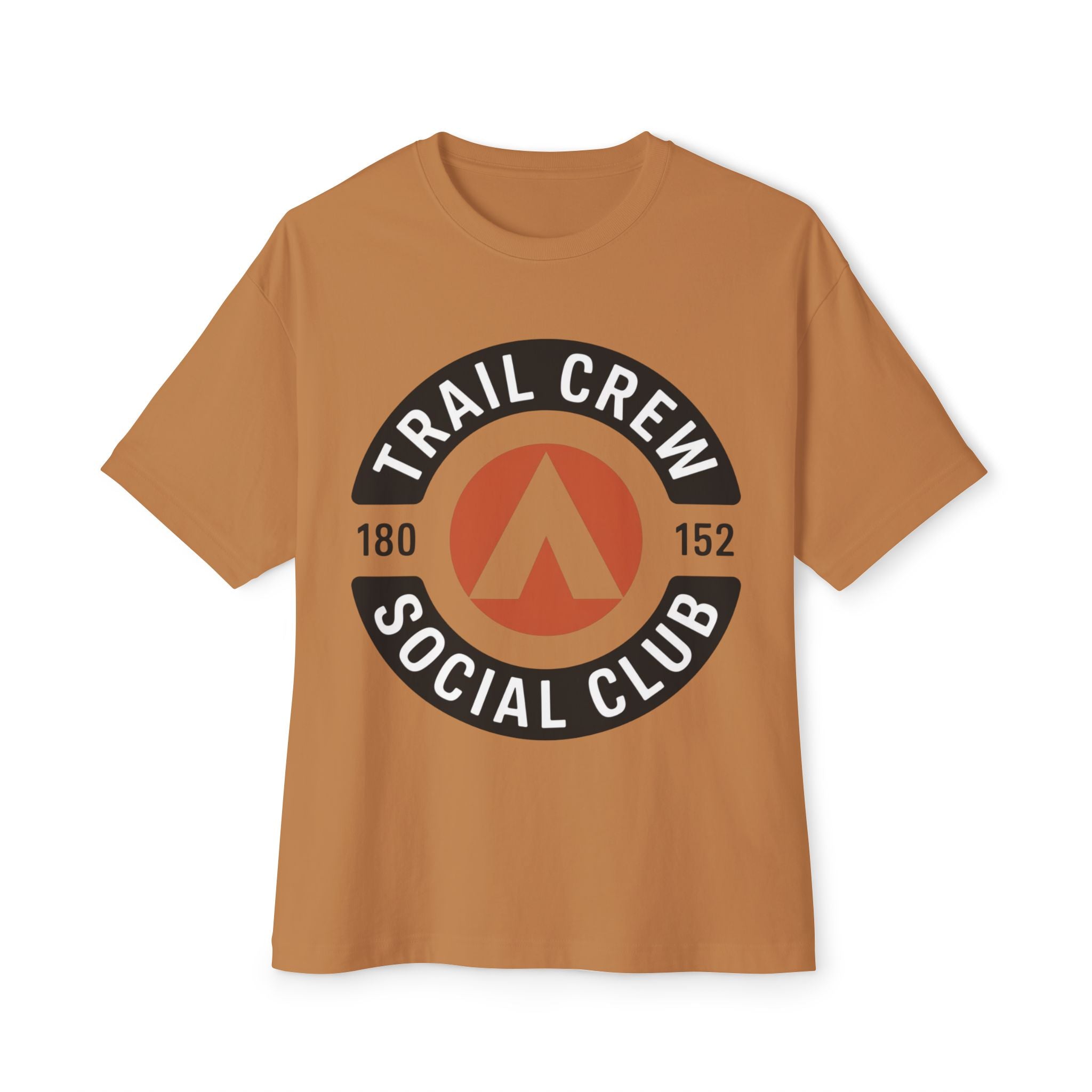 Trail Crew Social Club T-Shirt | Hiking Patch Logo Tee