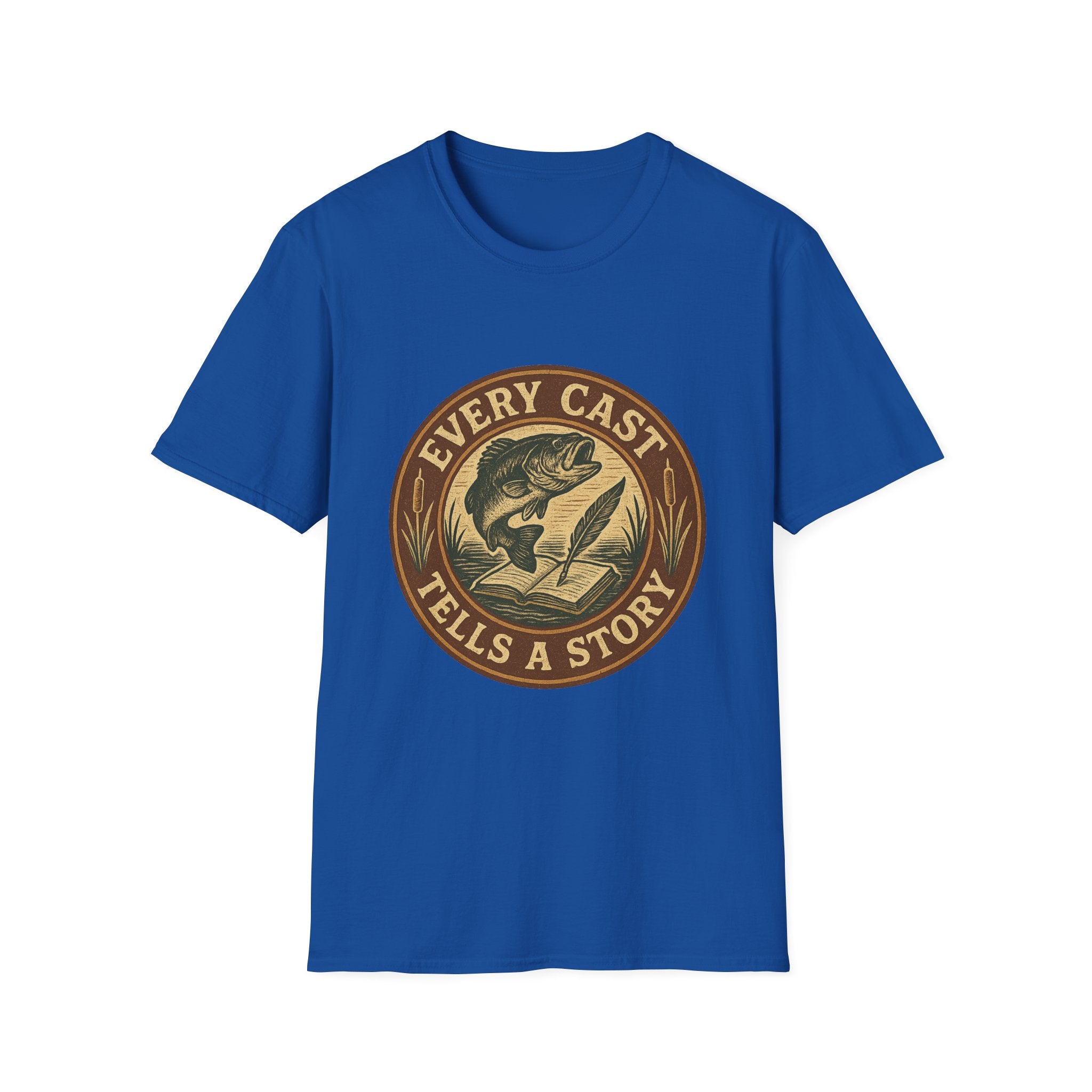 Every Cast Tells a Story Fishing Shirt | Bass Angler Tee