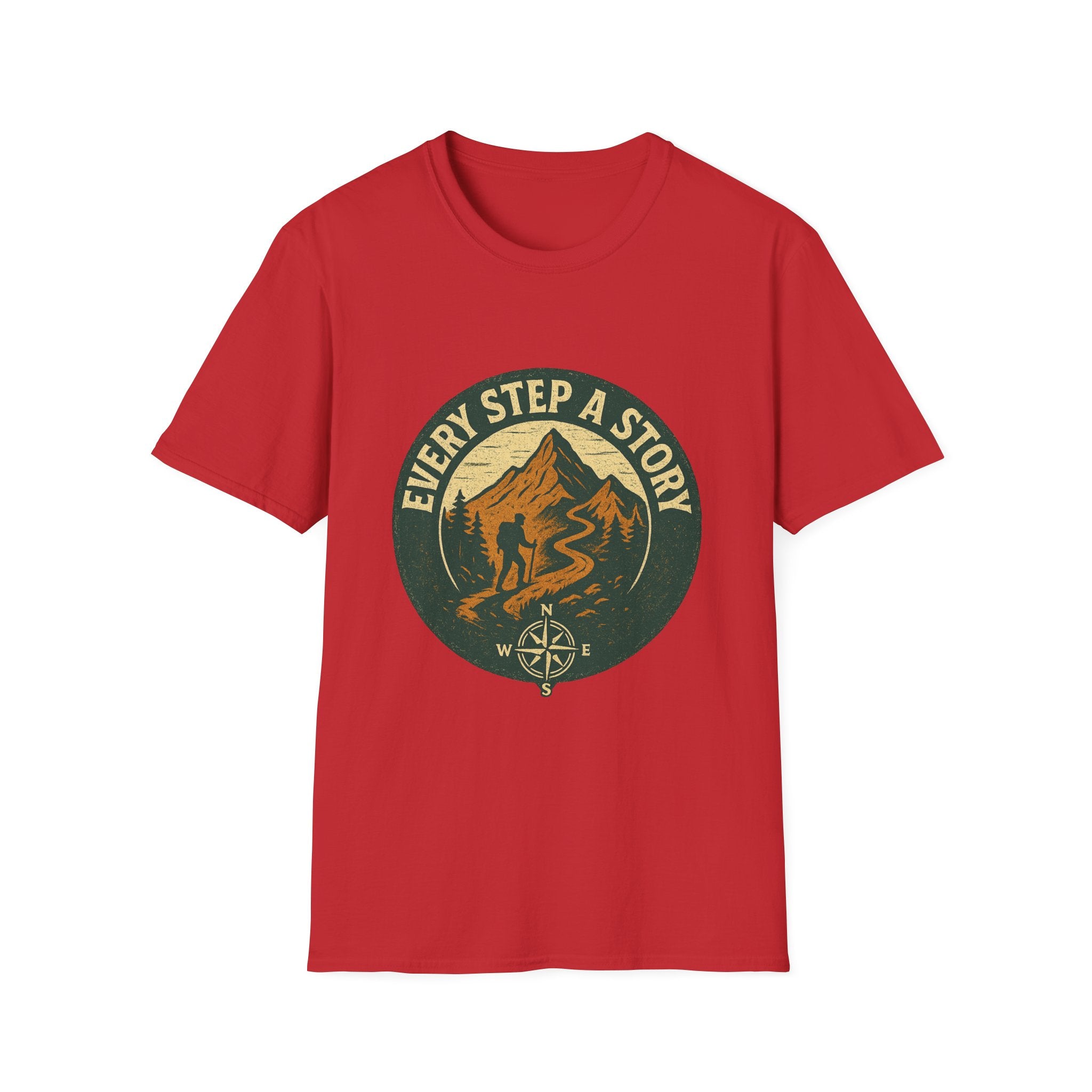 Every Step A Story T-Shirt | Mountain Hiking Trail Graphic