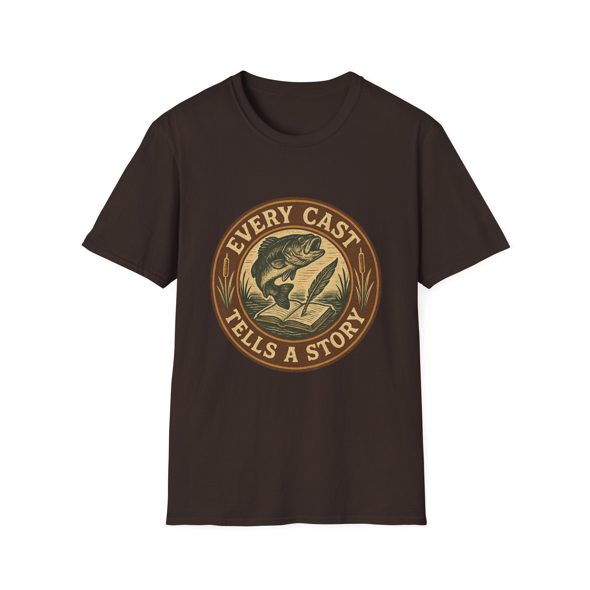 Every Cast Tells a Story Fishing Shirt | Bass Angler Tee