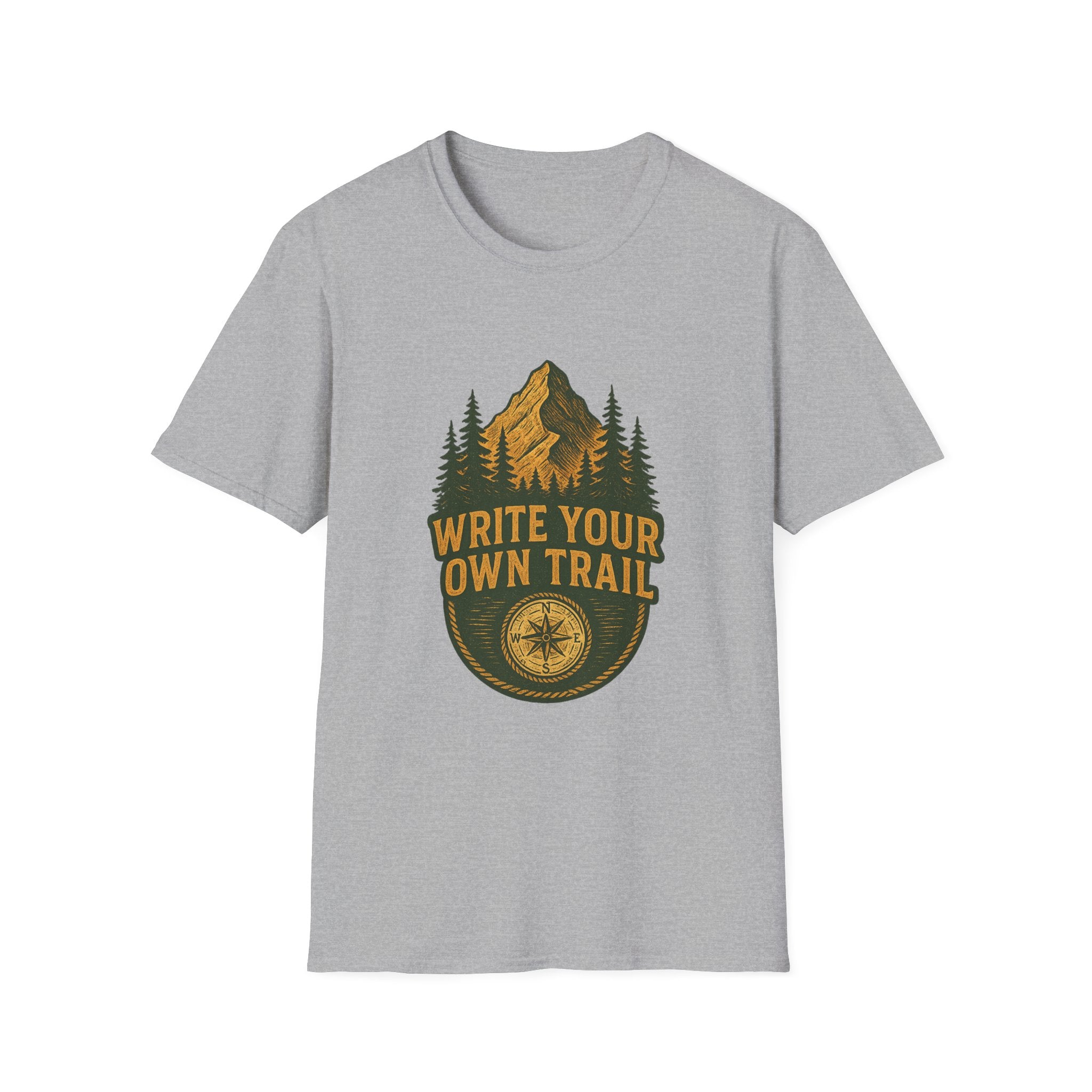 Write Your Own Trail T-Shirt | Mountain Pine Forest Adventure Design