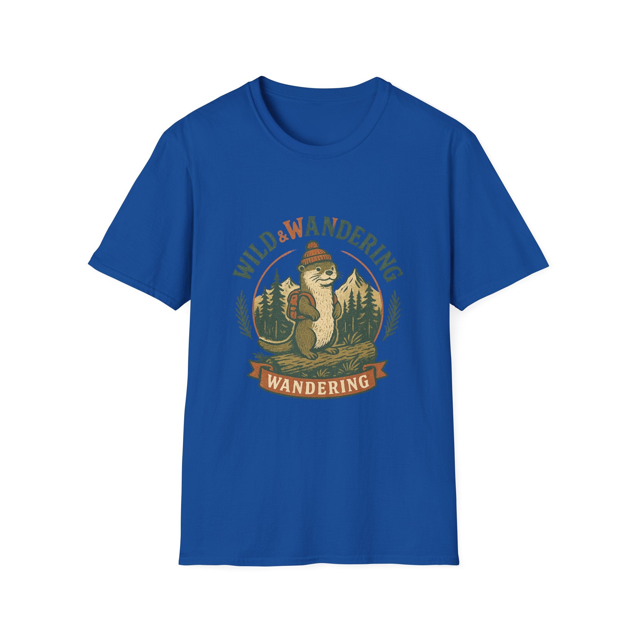 Wild & Wandering Otter tee | T-Shirt, Adventure Nature Graphic
