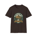 Wilderness Trail mountain badge T-Shirt | camping outdoors hiking design