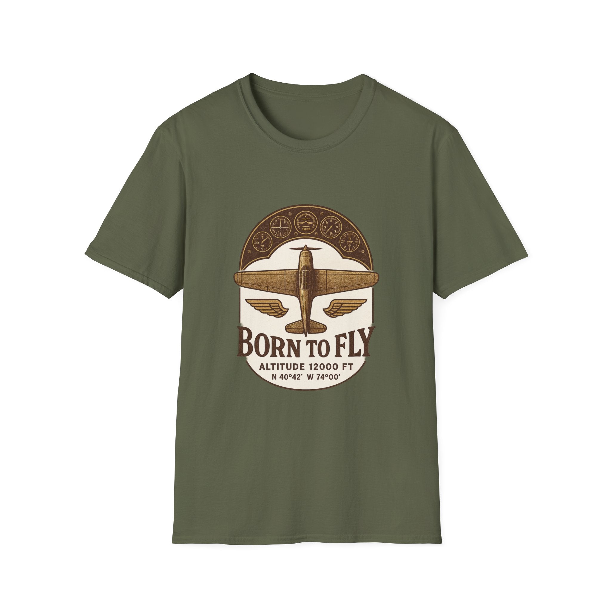 Born to Fly airplane shirt | Pilot vintage plane t-shirt