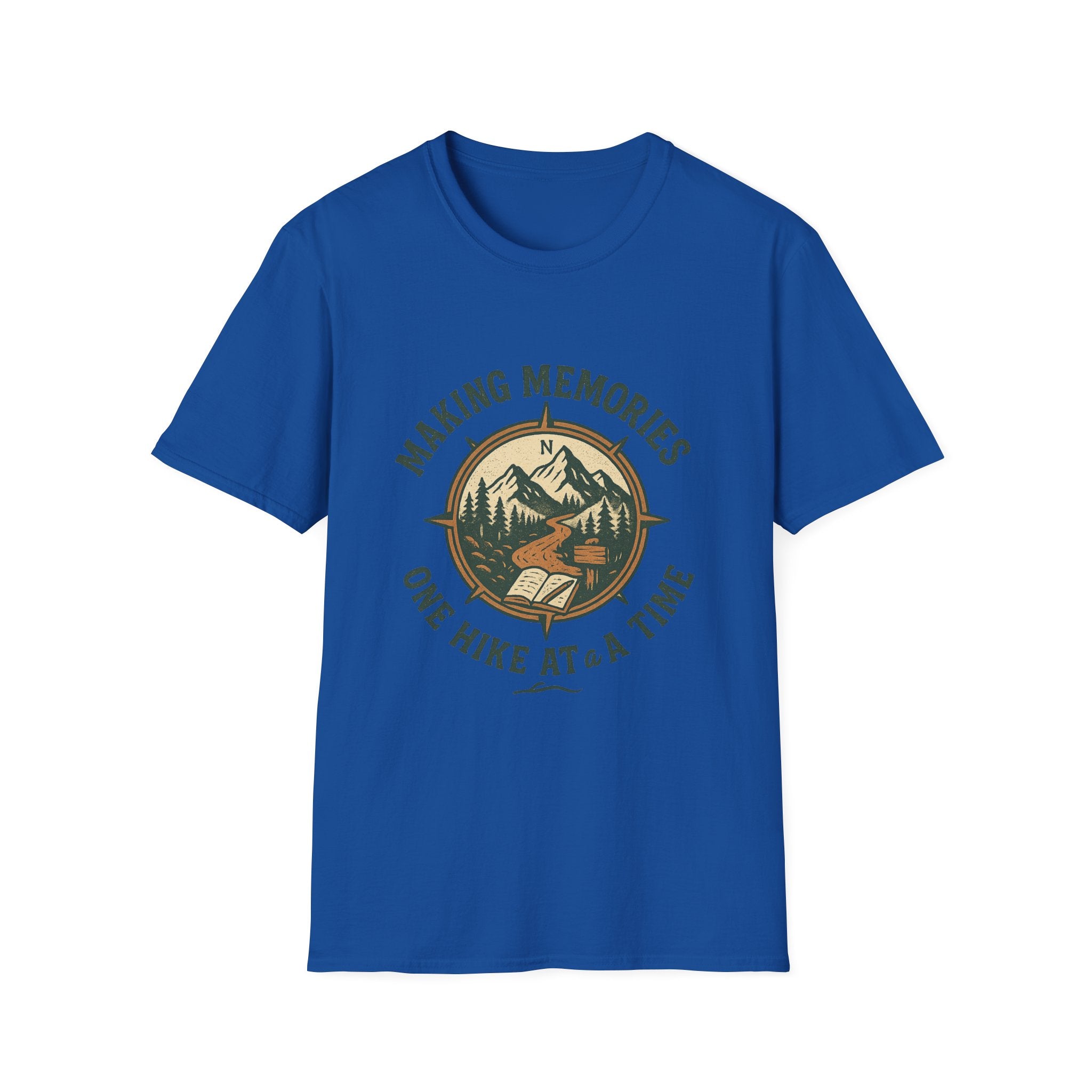 Making Memories Hiking T-Shirt | Mountain Compass Trail Graphic