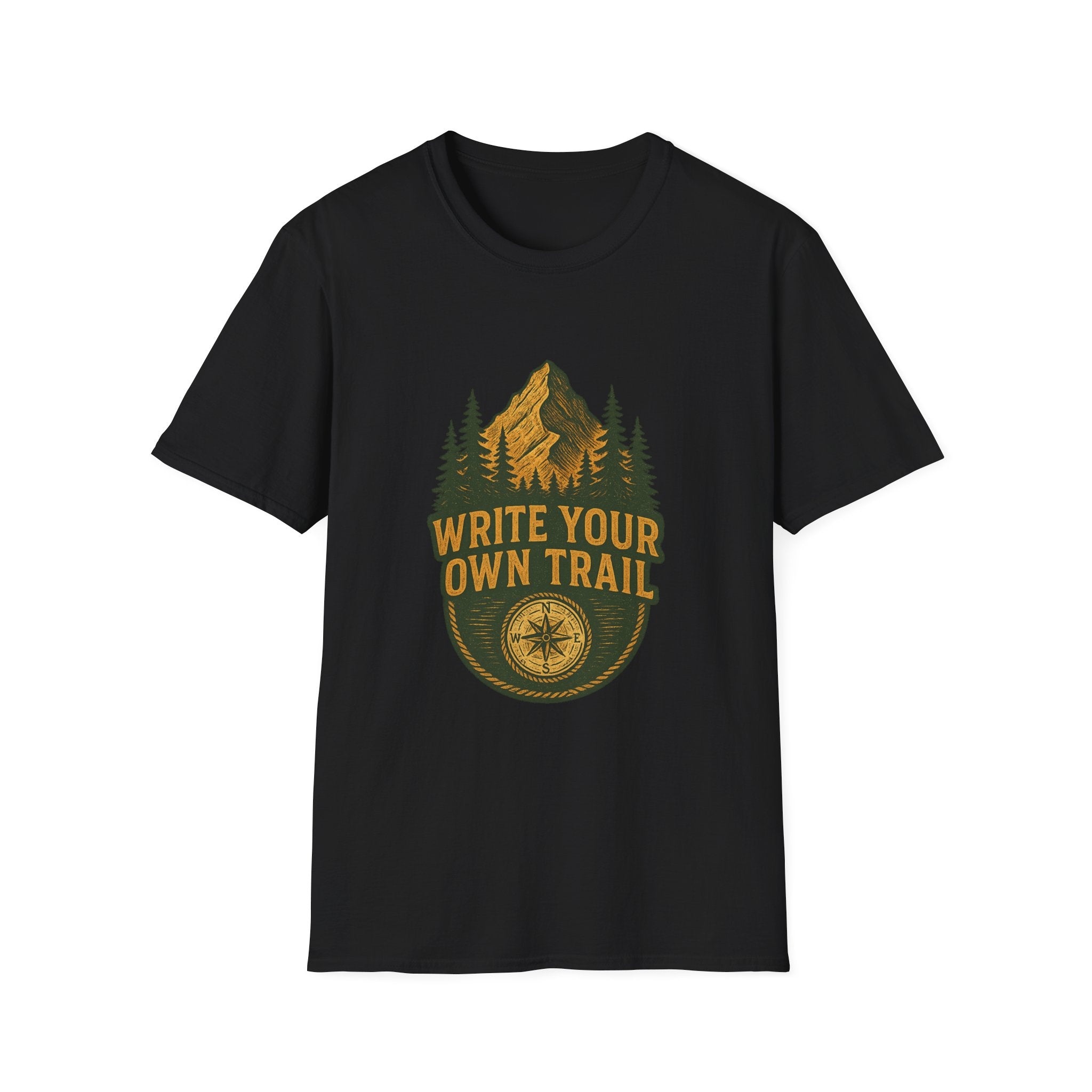 Write Your Own Trail T-Shirt | Mountain Pine Forest Adventure Design