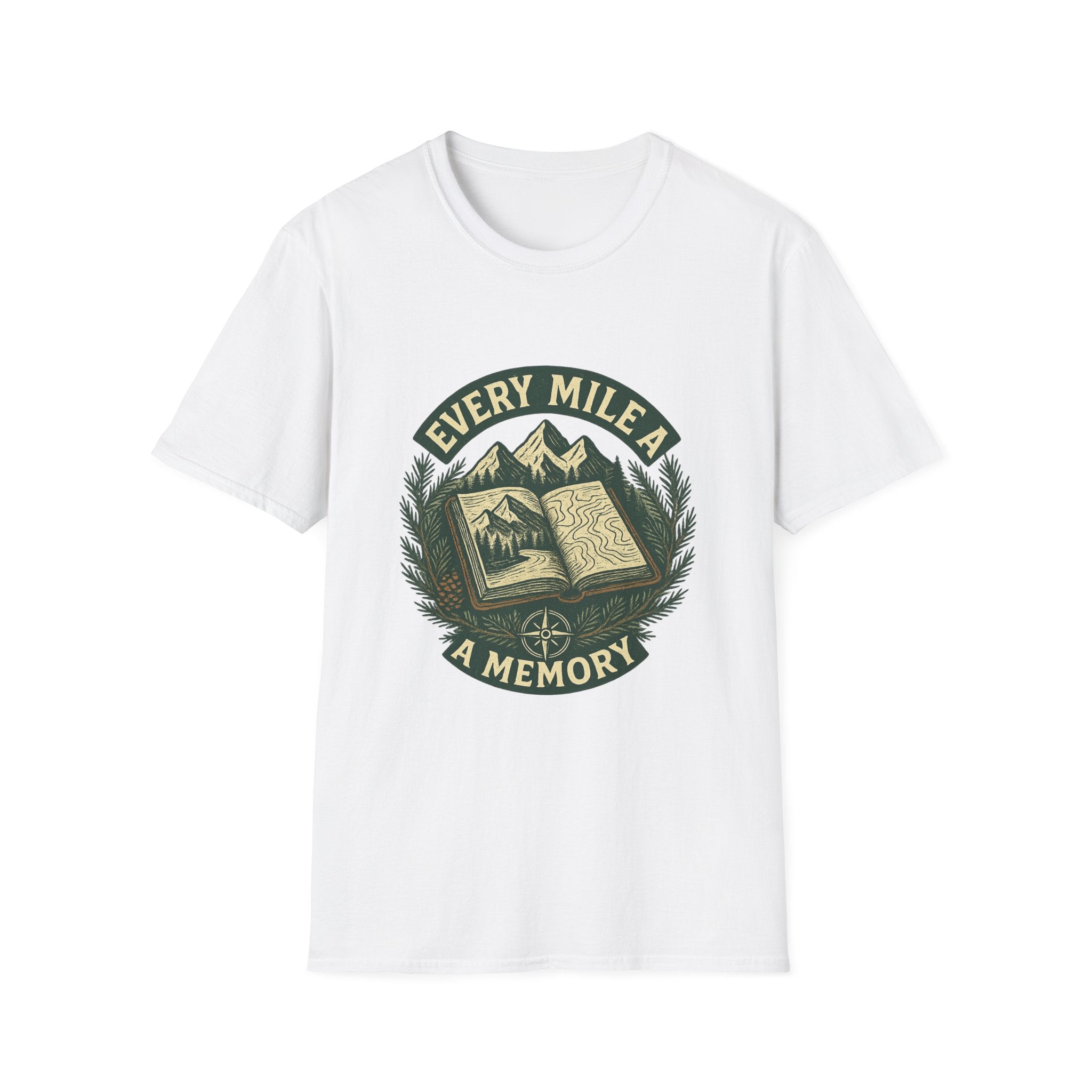 Every Mile a Memory T-Shirt | Hiking Mountain Trail Graphic