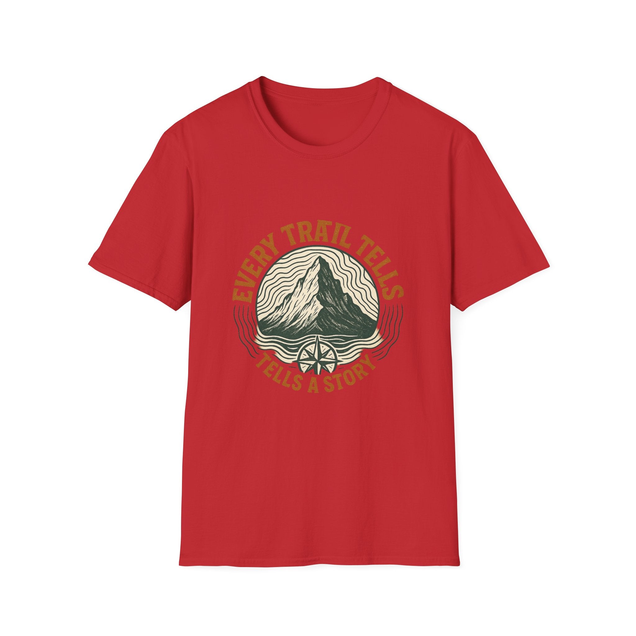 Every Trail Tells Mountain T-Shirt | Hiking Nature Adventure