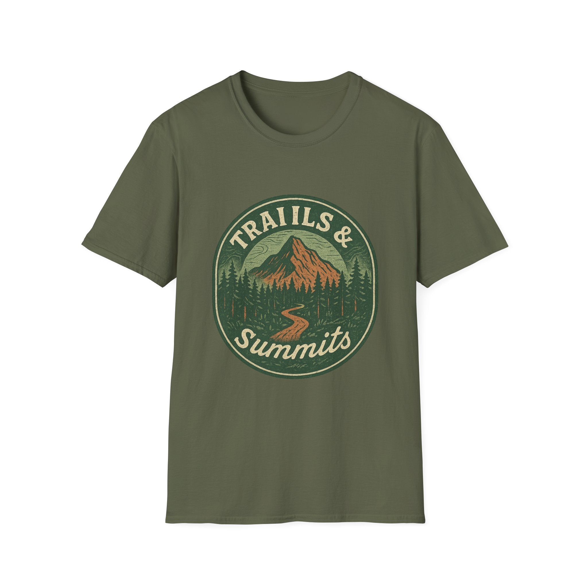 Trails & Summits T-Shirt | Mountain Hiking Graphic Tee
