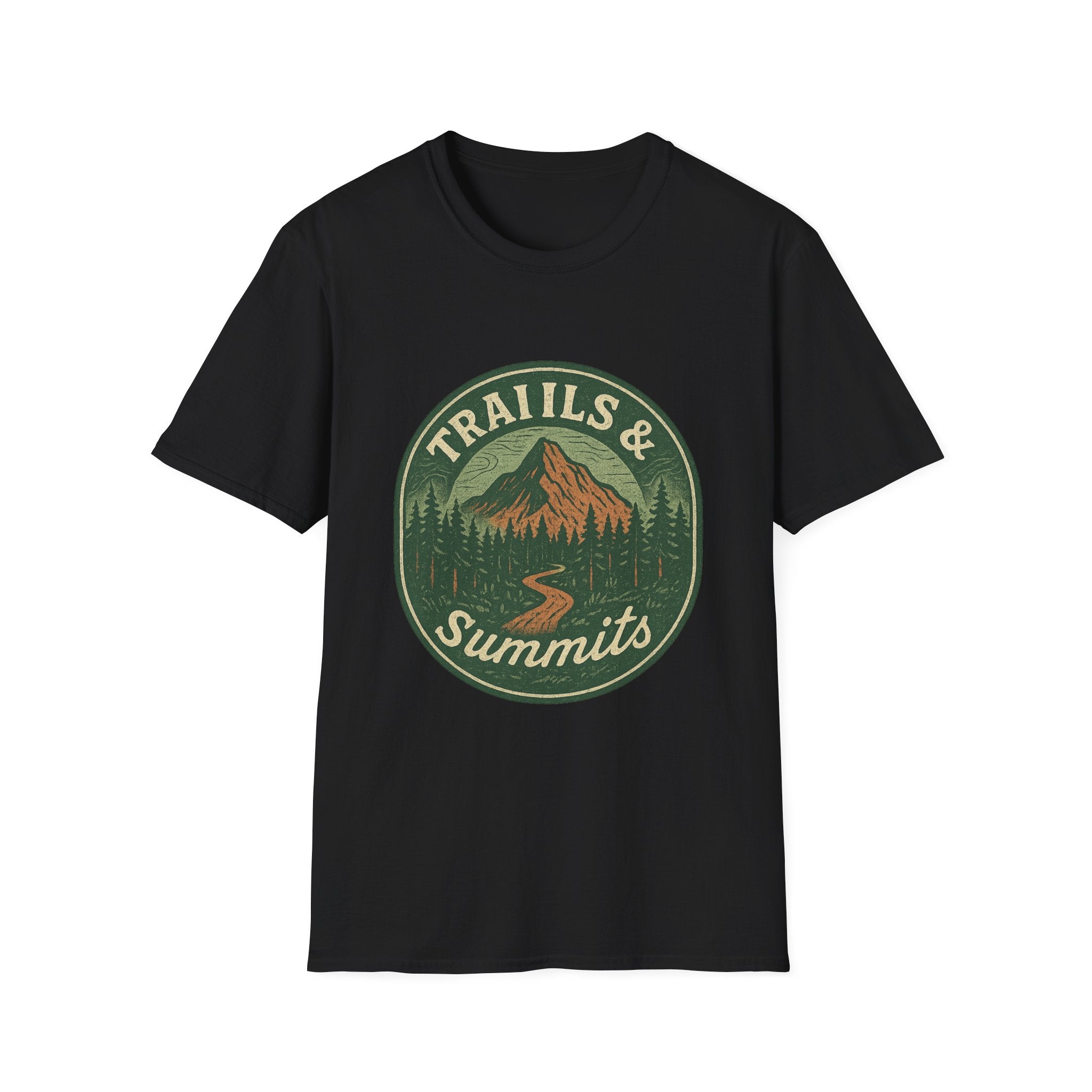 Trails & Summits T-Shirt | Mountain Hiking Graphic Tee