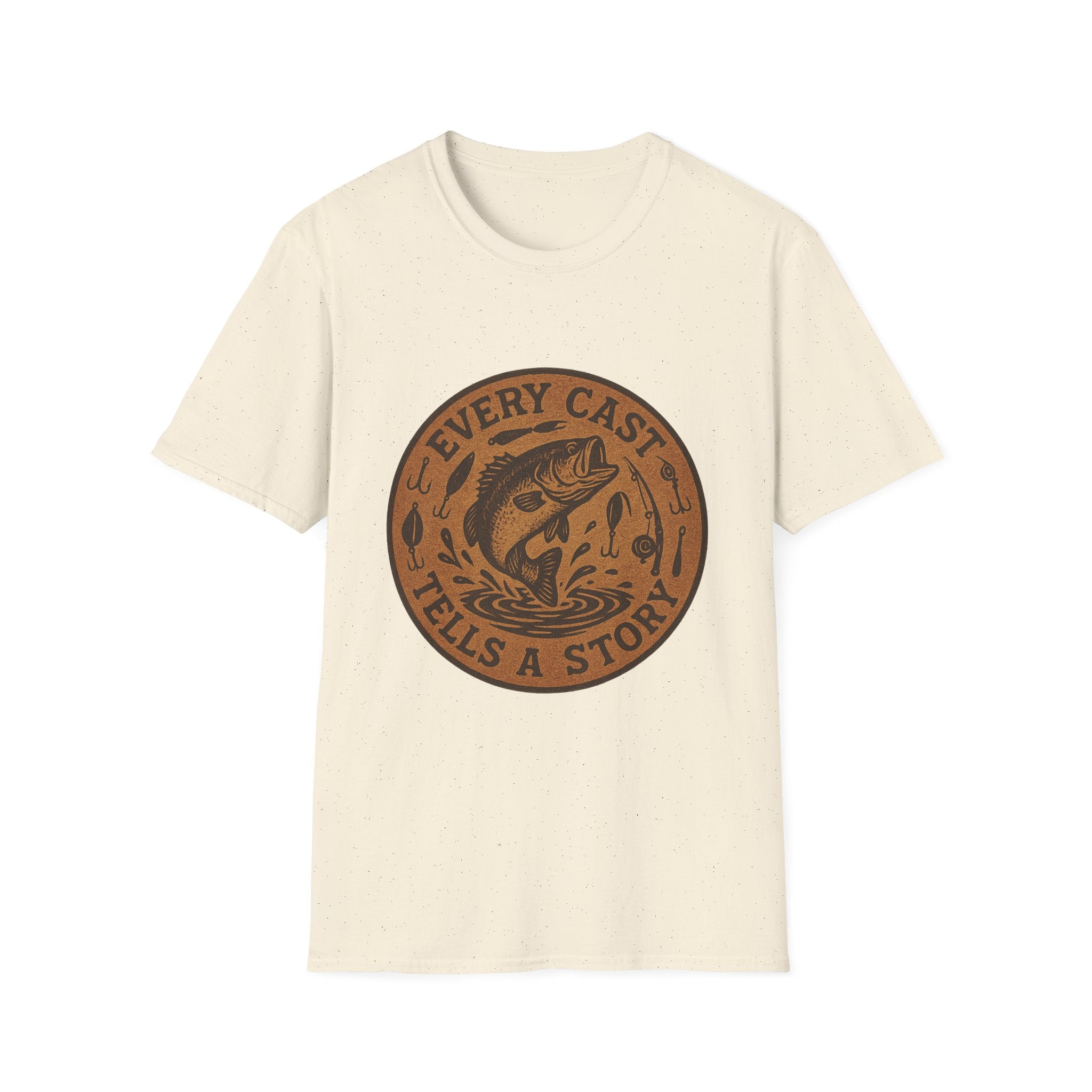Every Cast Tells a Story Fishing T-Shirt | Bass Illustration, Outdoor Angler Tee