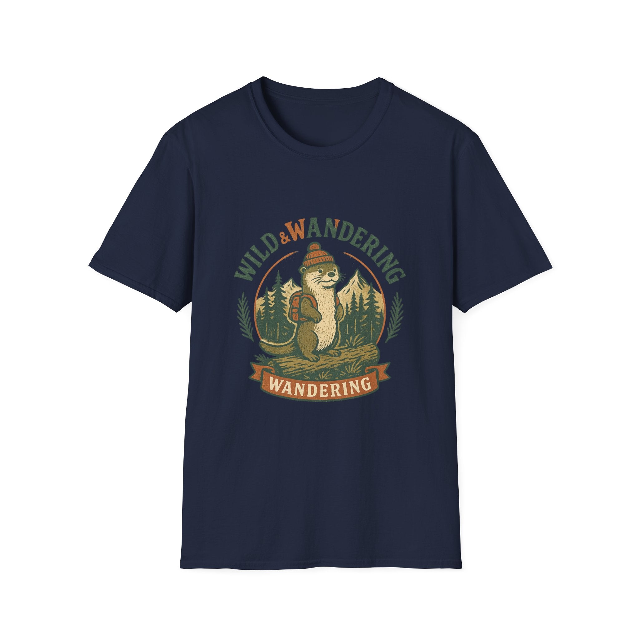 Wild & Wandering Otter tee | T-Shirt, Adventure Nature Graphic