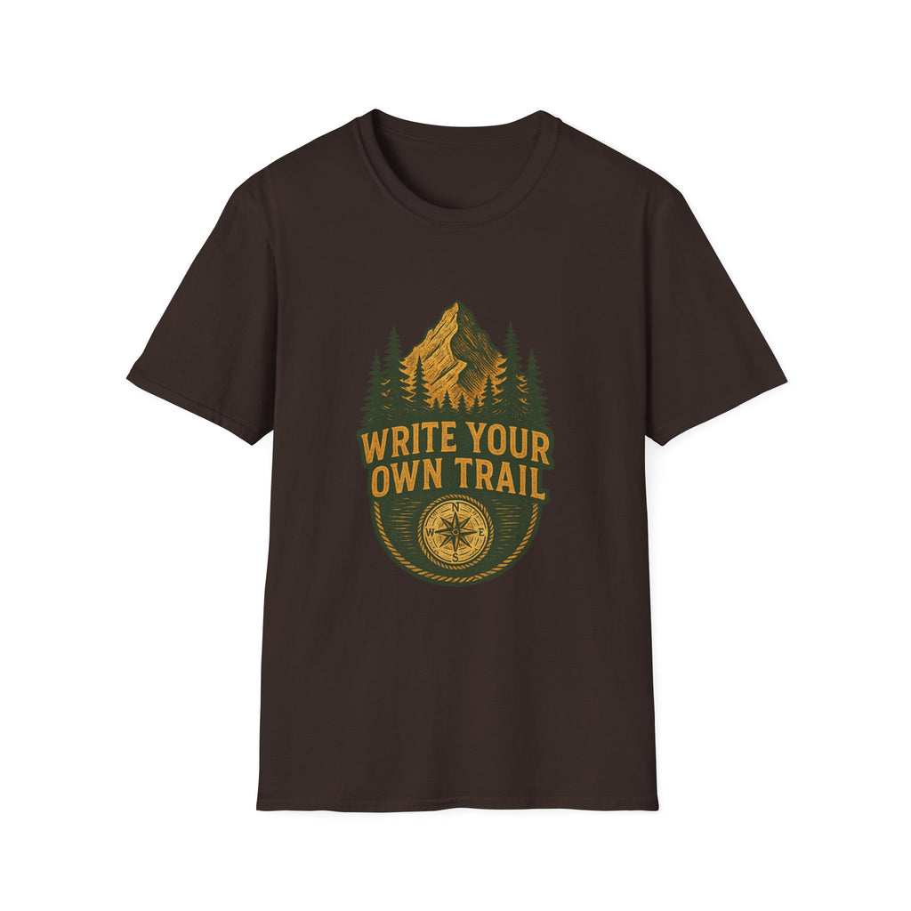 Write Your Own Trail T-Shirt | Mountain Pine Forest Adventure Design
