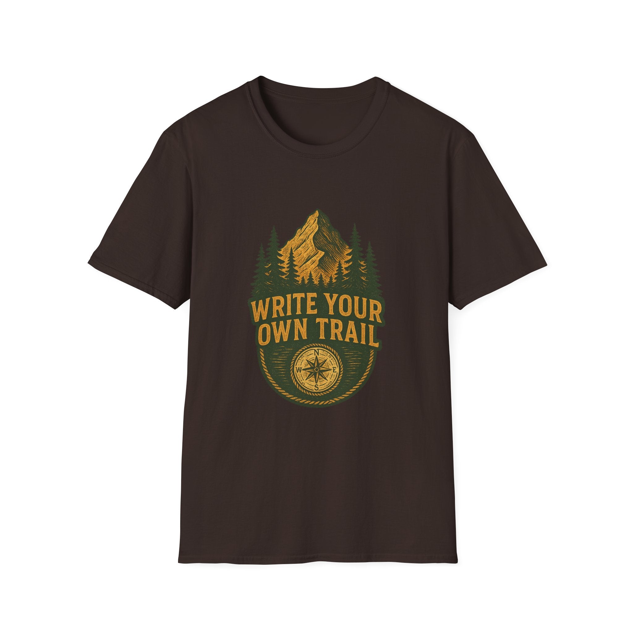 Write Your Own Trail T-Shirt | Mountain Pine Forest Adventure Design